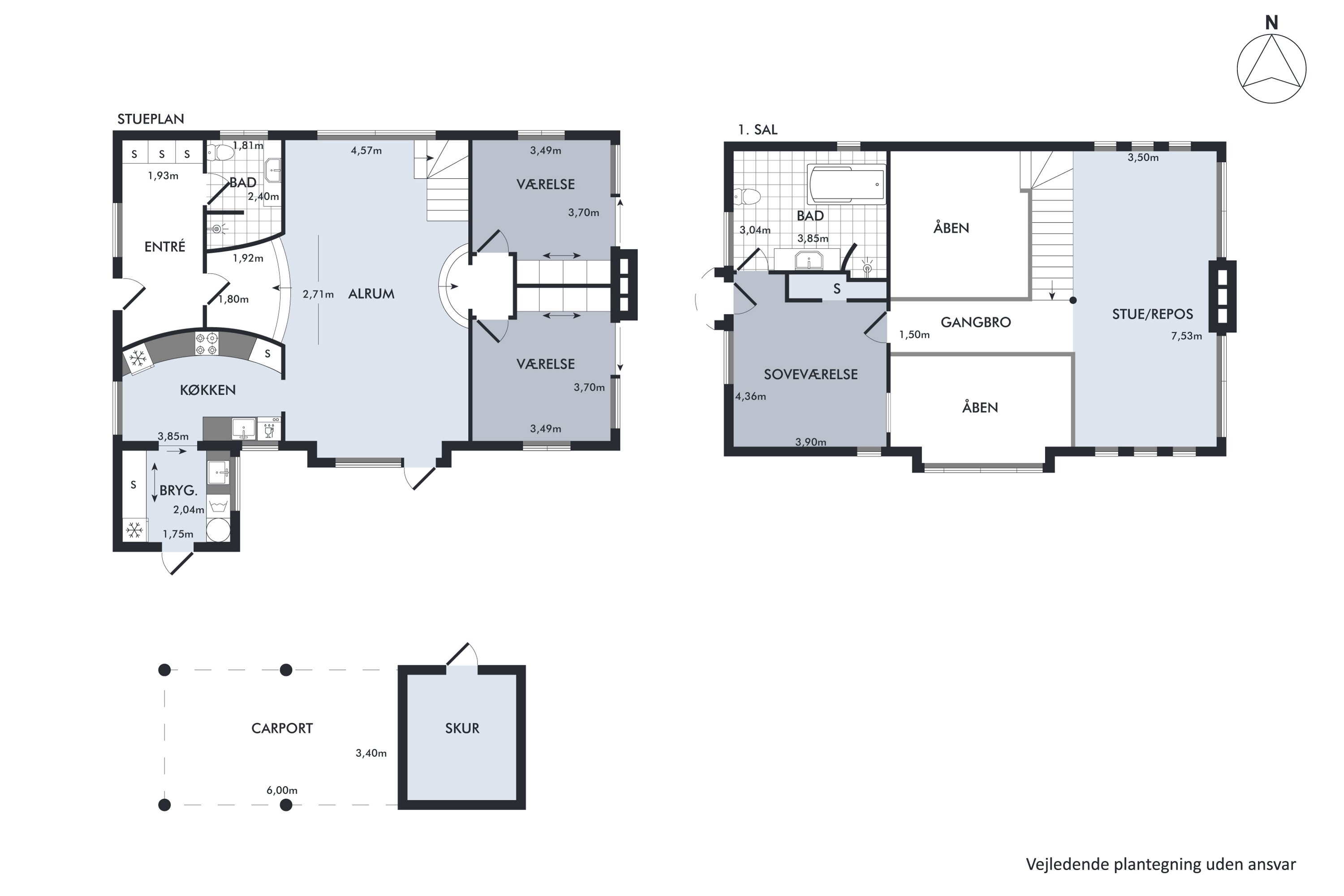 Plantegninger billede af Stentoften 72, Rebild, 9520 Skørping