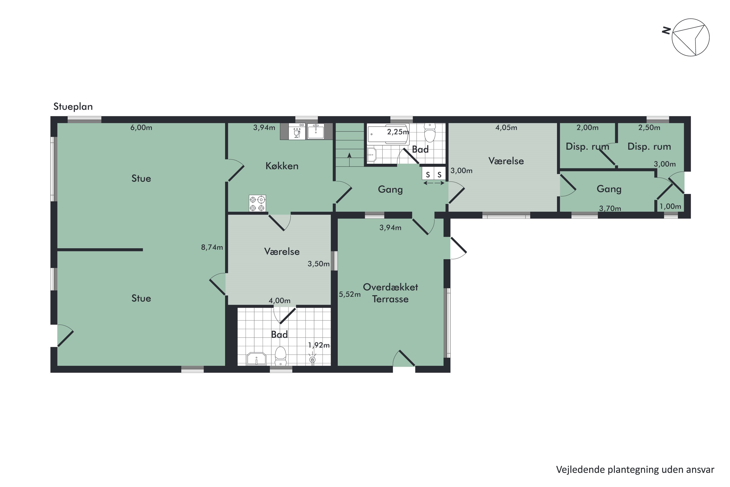 Plantegninger billede af Viborgvej 3, Klejtrup, 9500 Hobro