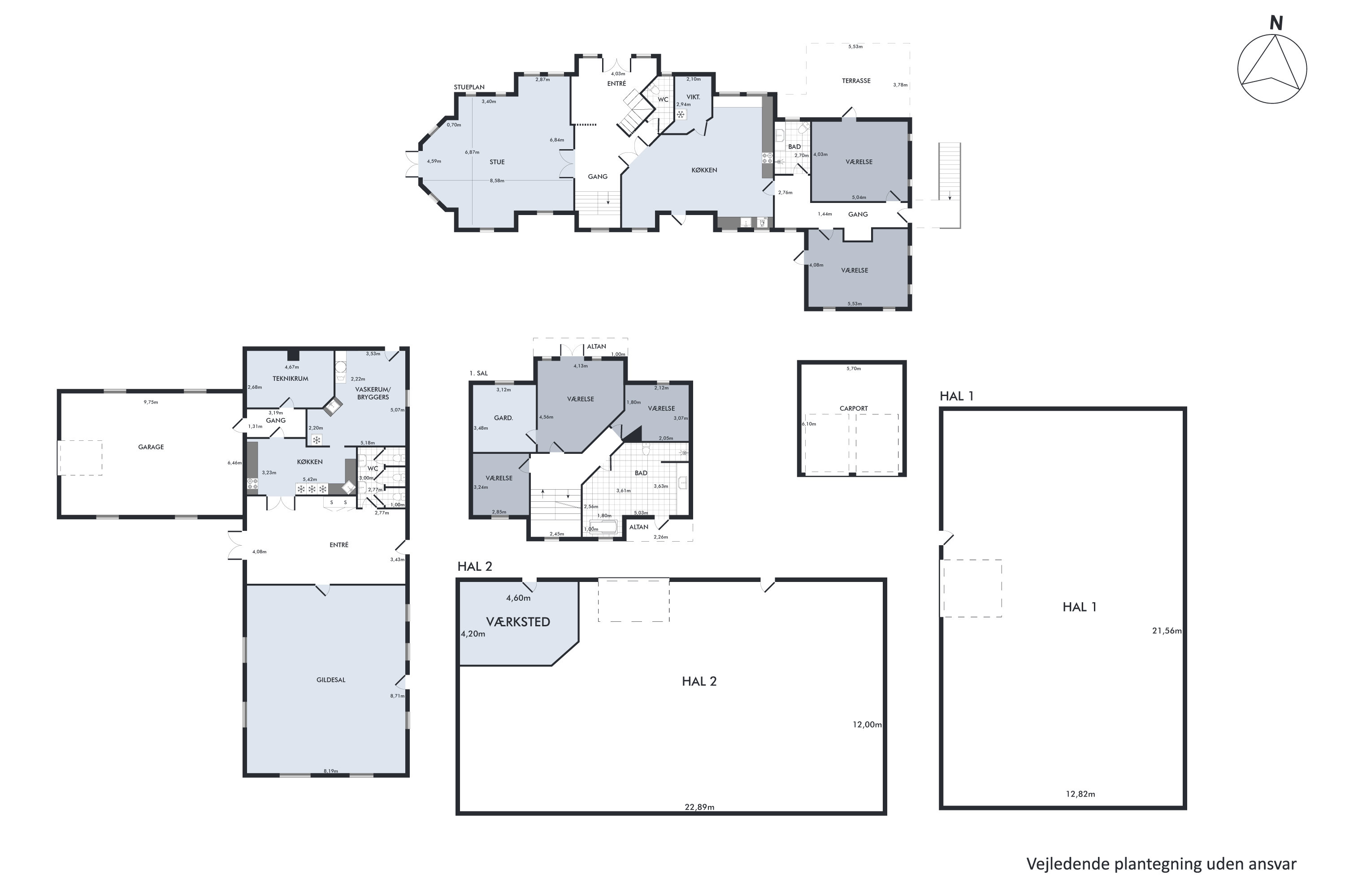 Plantegninger billede af Hedevej 12, Fladbro, 8920 Randers NV
