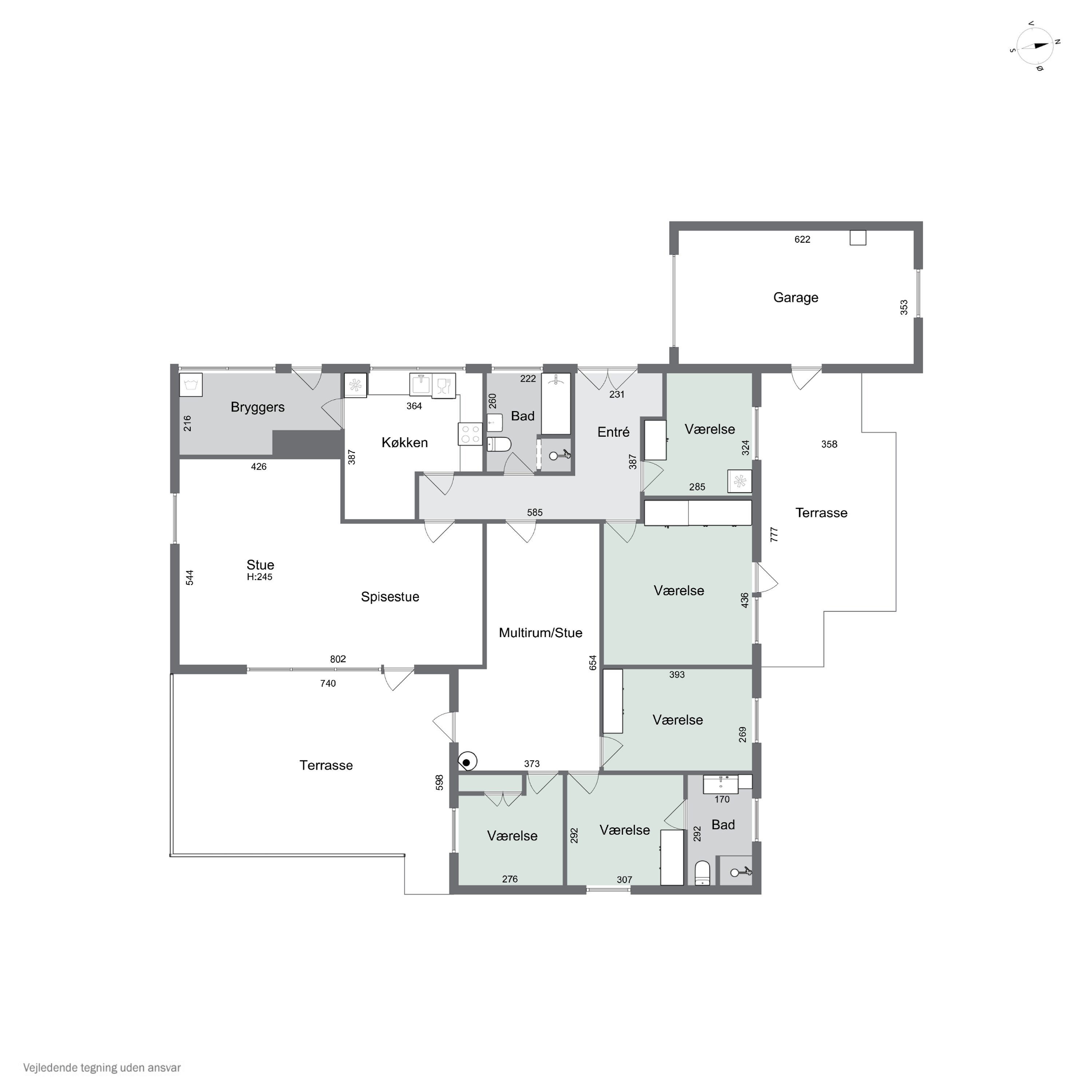 Plantegninger billede af Hesselhavevej 22, 5856 Ryslinge
