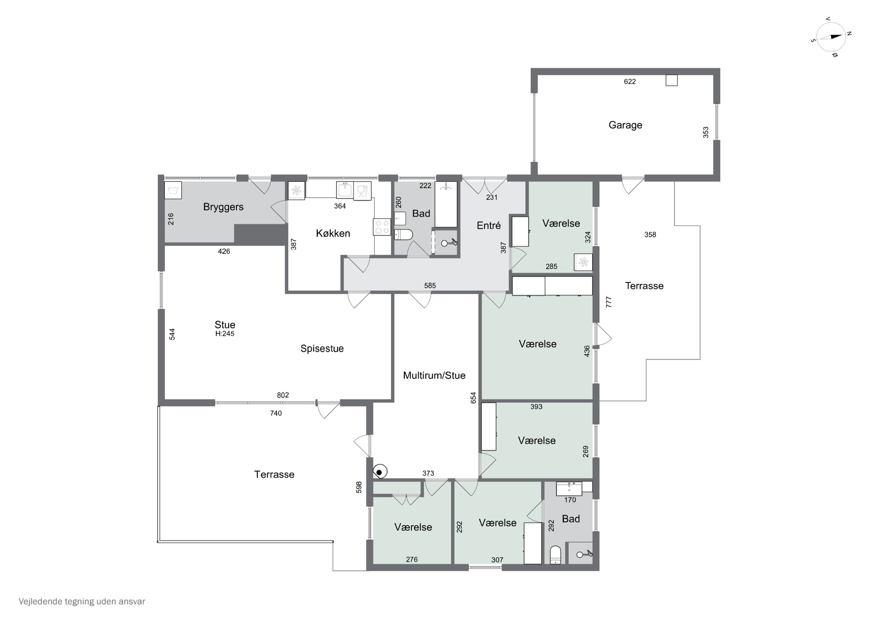 Plantegninger billede af Hesselhavevej 22, 5856 Ryslinge