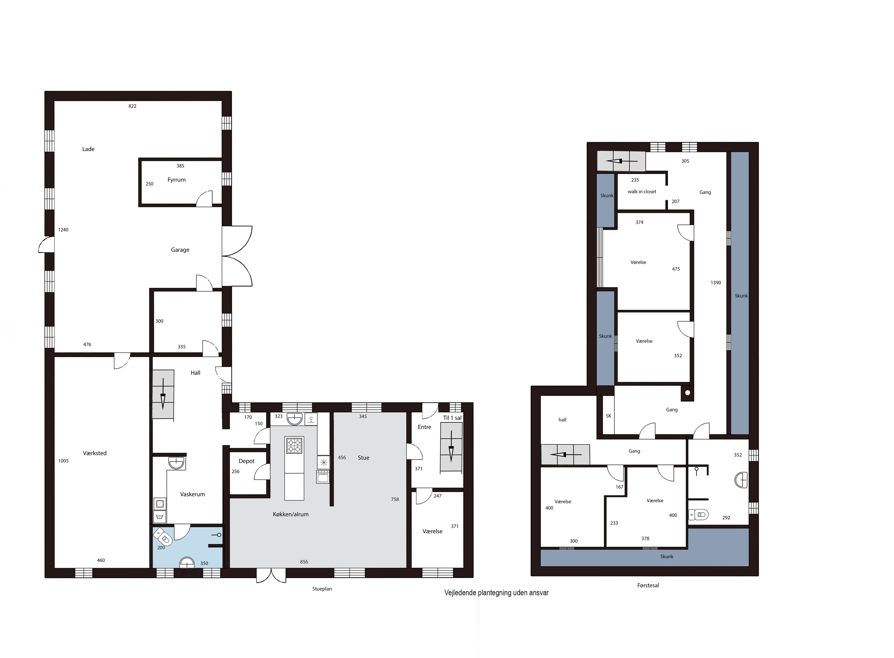 Plantegninger billede af Trollesøvej 13, Skovgdr Mark, 5610 Assens