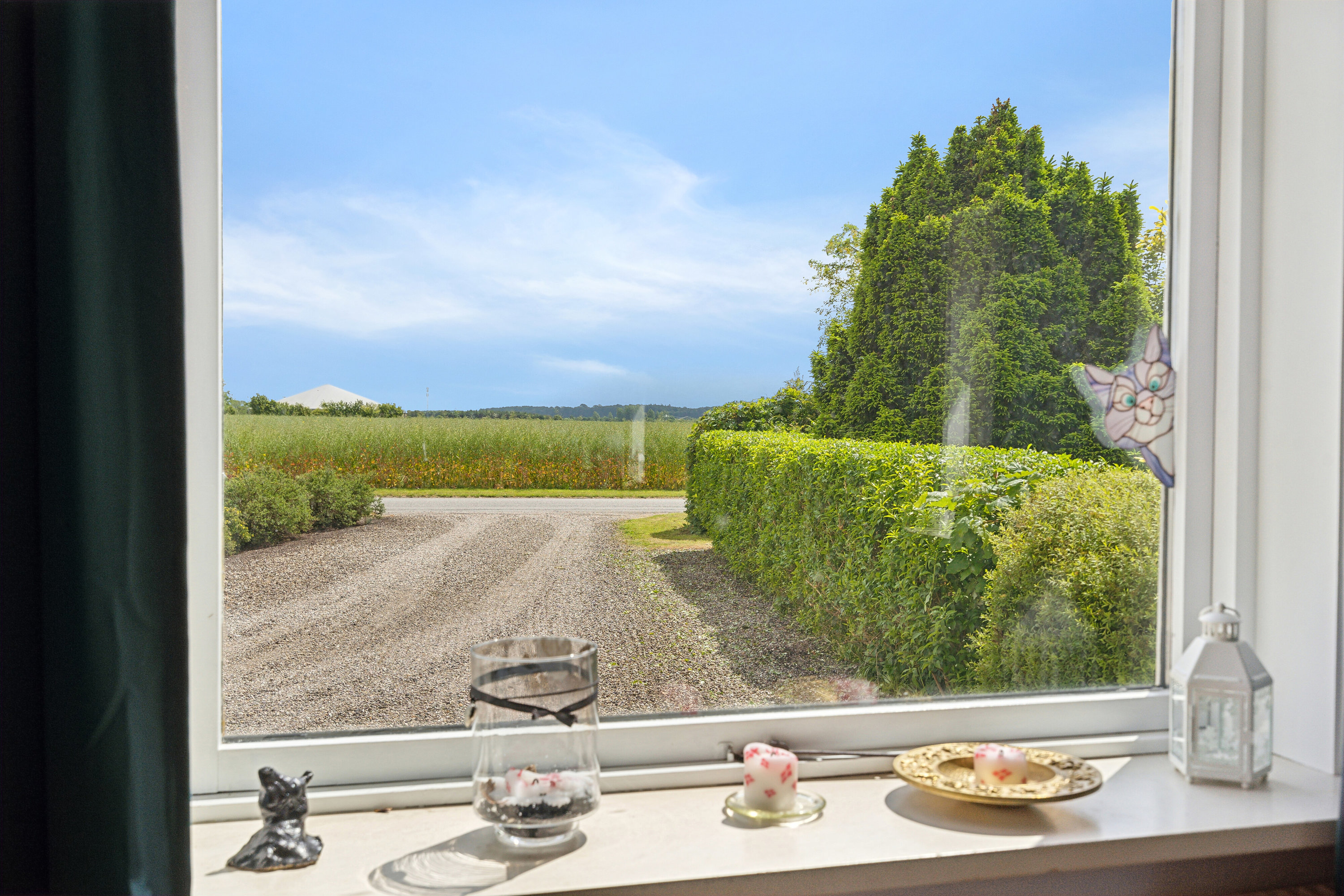 Fremhævet udsigt fra spisestuen billede i fuldskærmstilstand. Billede af Ringevej 50, Nr Nærå, 5450 Otterup