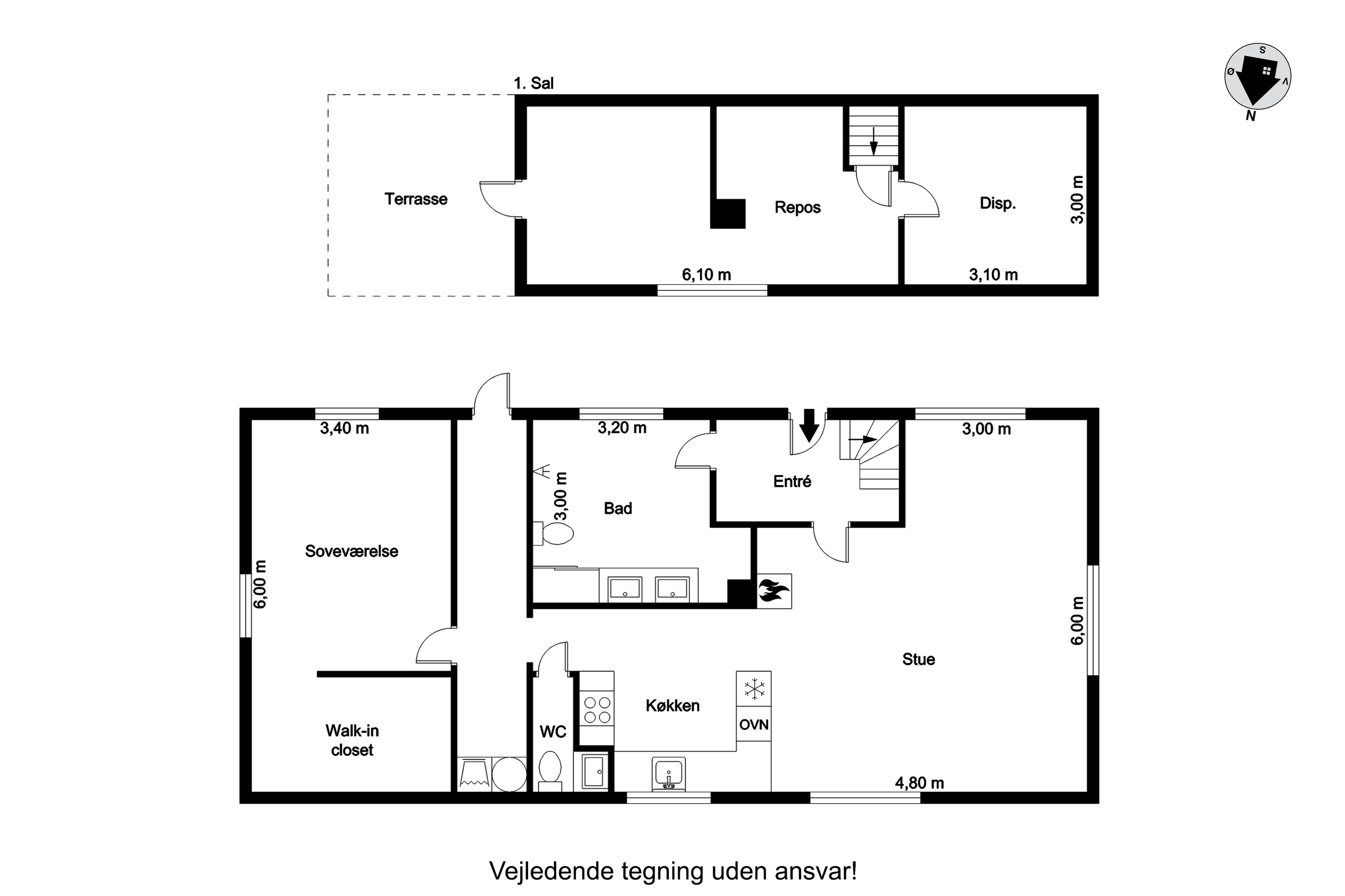 Plantegninger billede af Sønderho Strandvej 3, Sønderho, 6720 Fanø