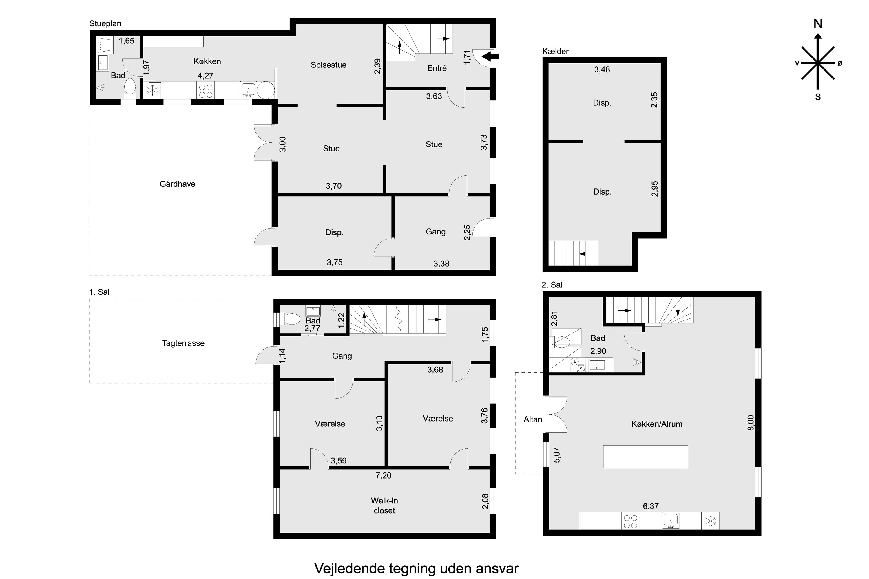 Plantegninger billede af Bülowsgade 8, 8000 Aarhus C