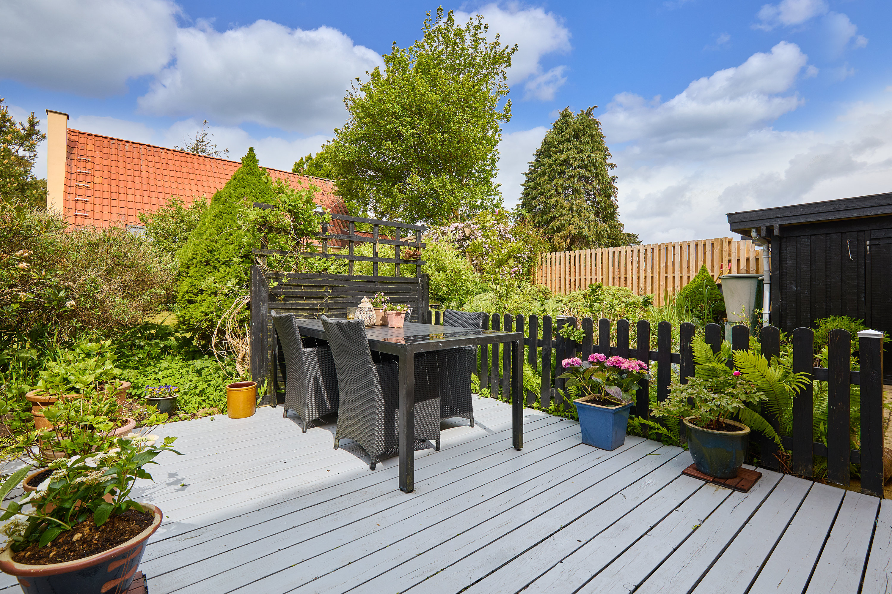 Fremhævet terrasse billede i fuldskærmstilstand. Billede af Højdevej 25, 3250 Gilleleje