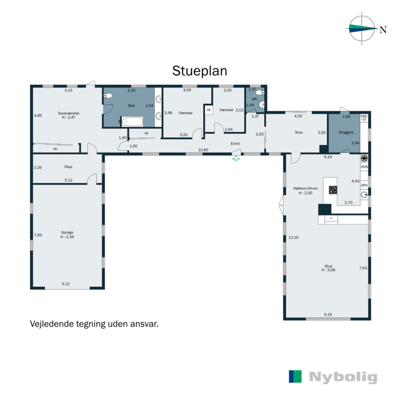 Plantegninger billede af Alrøvej 160, Amstrup, 8300 Odder