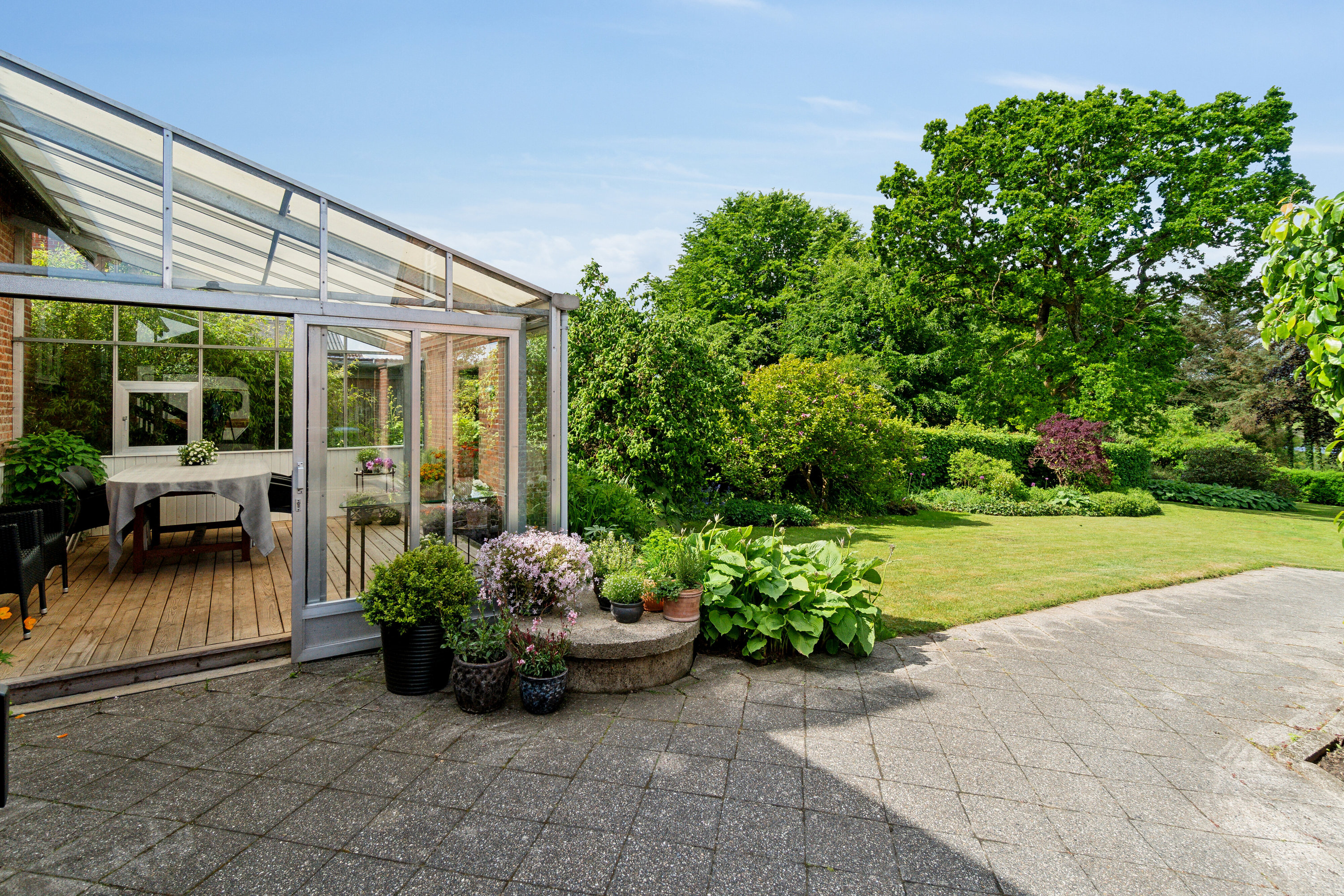 Fremhævet set fra vejen billede i fuldskærmstilstand. Billede af Skovvej 19, Thorning, 8620 Kjellerup