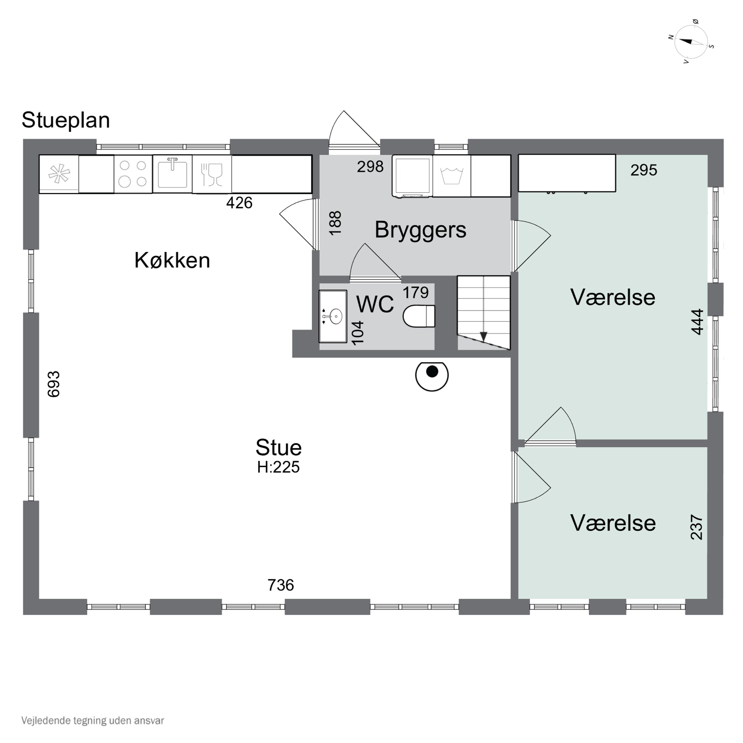 Plantegninger billede af Ørhagevej 30, Klitmøller, 7700 Thisted