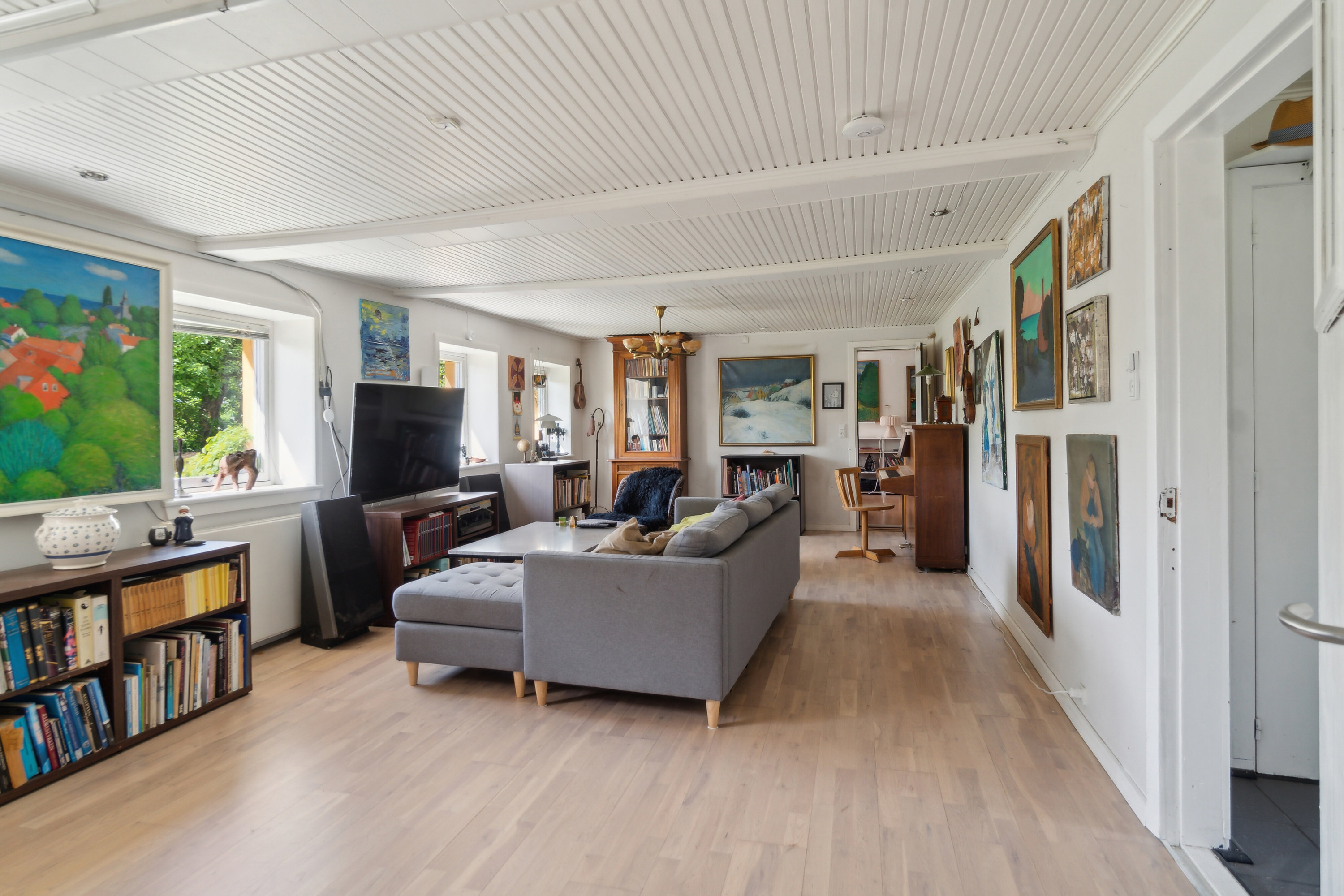 Fremhævet stue billede i fuldskærmstilstand. Billede af Trønninge By 16, 4420 Regstrup