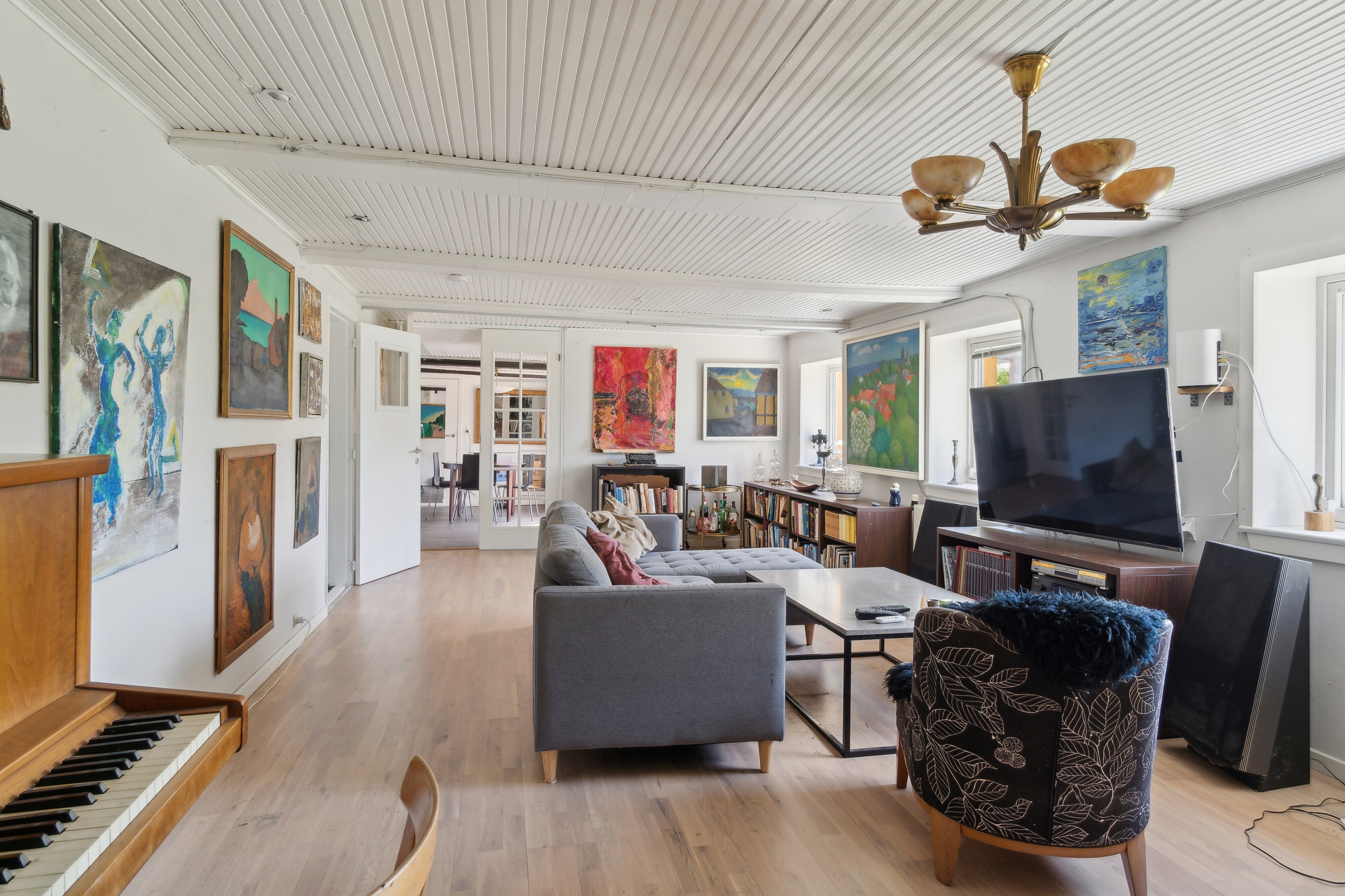 Fremhævet stue billede i fuldskærmstilstand. Billede af Trønninge By 16, 4420 Regstrup