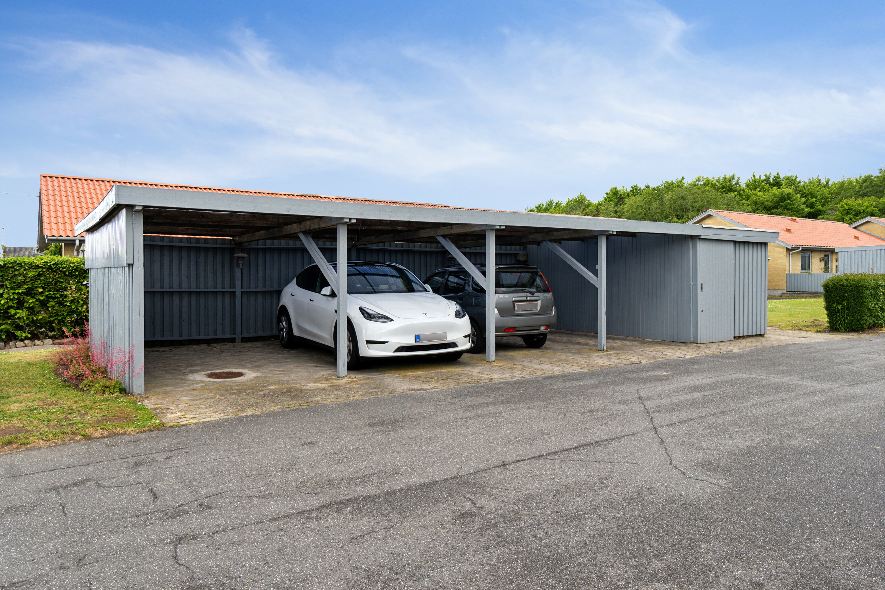 Fremhævet set fra vejen billede i fuldskærmstilstand. Billede af Lærkevej 3, 4261 Dalmose