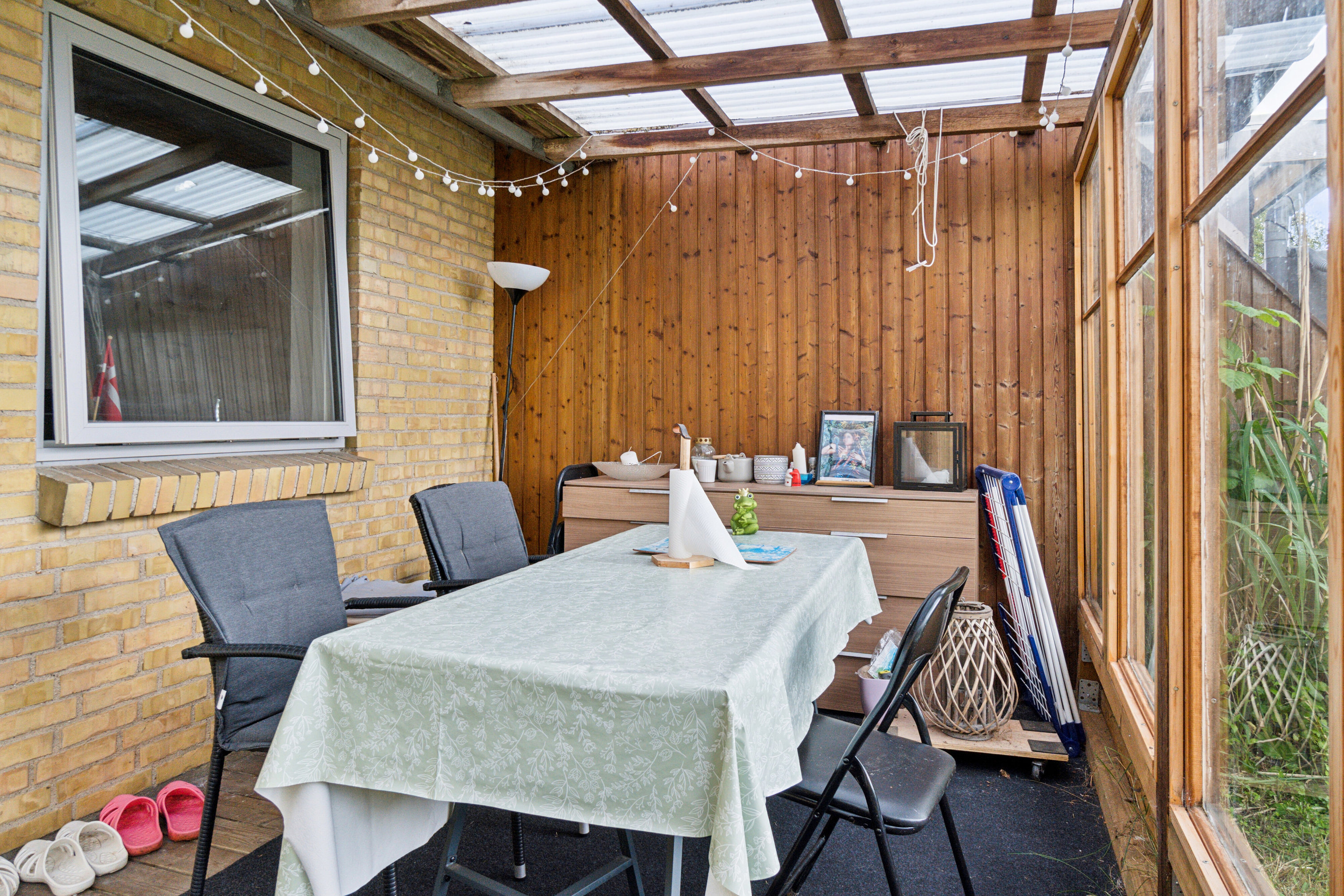 Fremhævet udestue billede i fuldskærmstilstand. Billede af Lærkevej 3, 4261 Dalmose