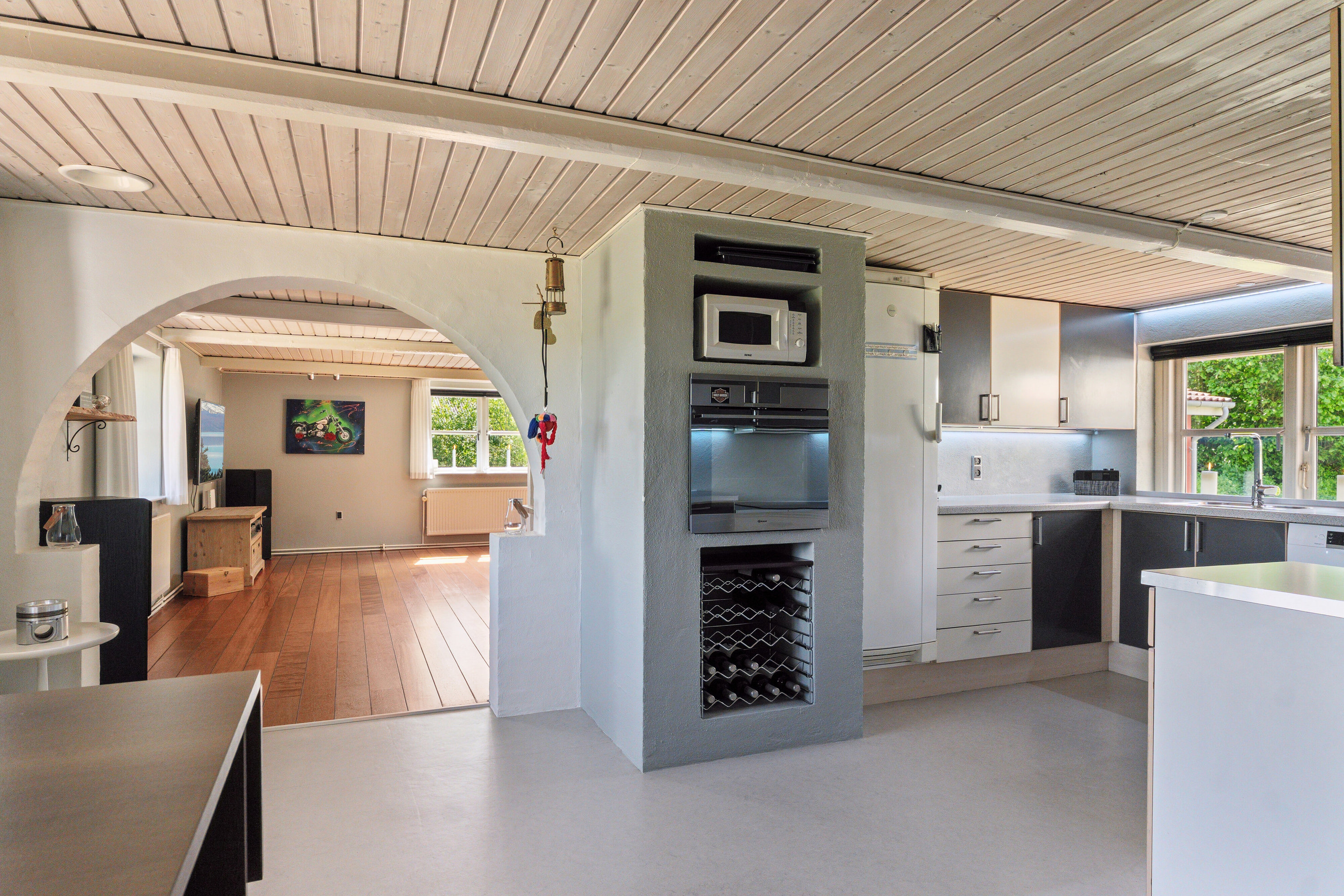 Fremhævet køkken billede i fuldskærmstilstand. Billede af Skårenvej 27, Vallensved, 4700 Næstved