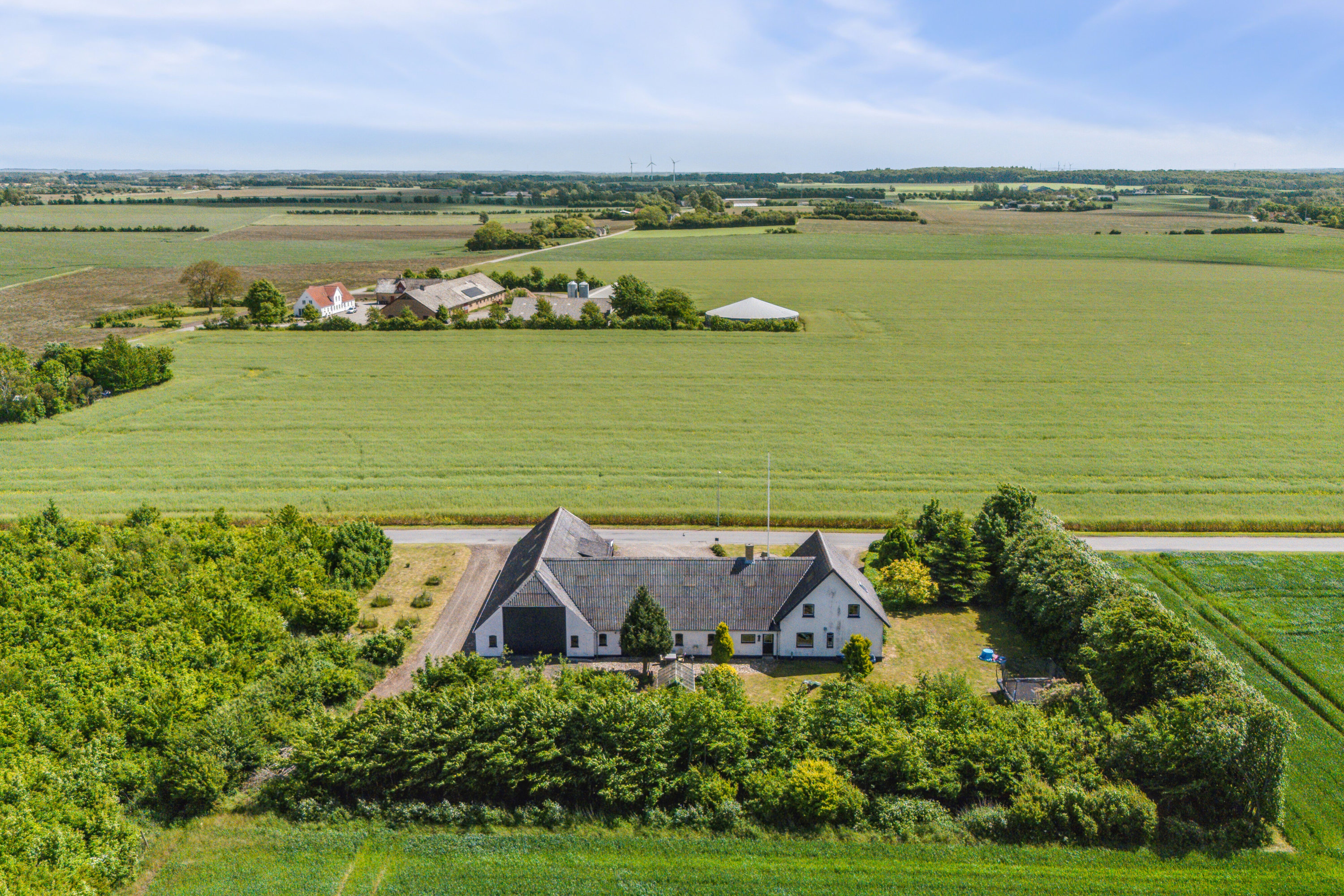 Fremhævet luftfoto billede i fuldskærmstilstand. Billede af Ringevej 50, Nr Nærå, 5450 Otterup