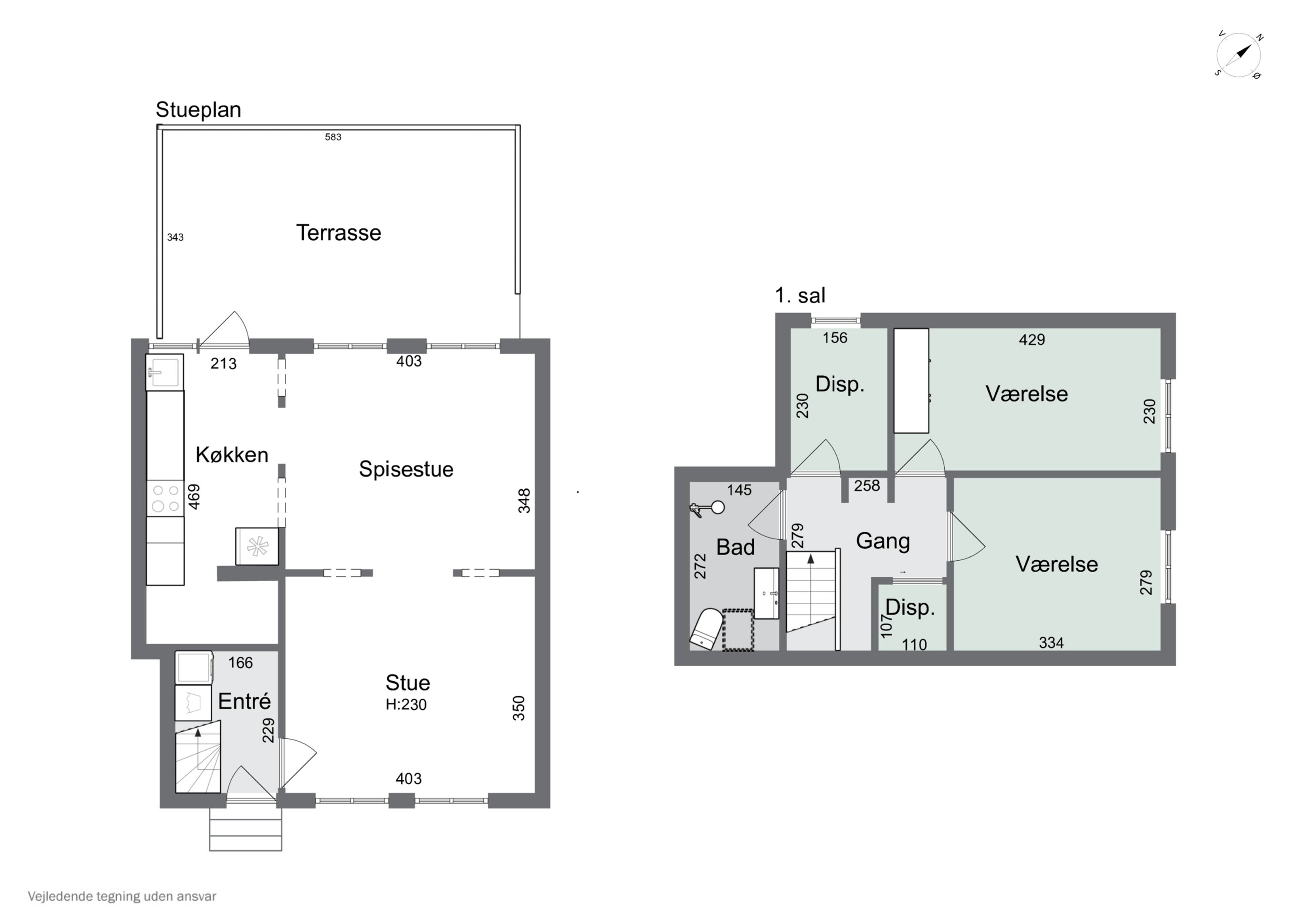Plantegninger billede af Asylgade 13B, 2800 Kongens Lyngby