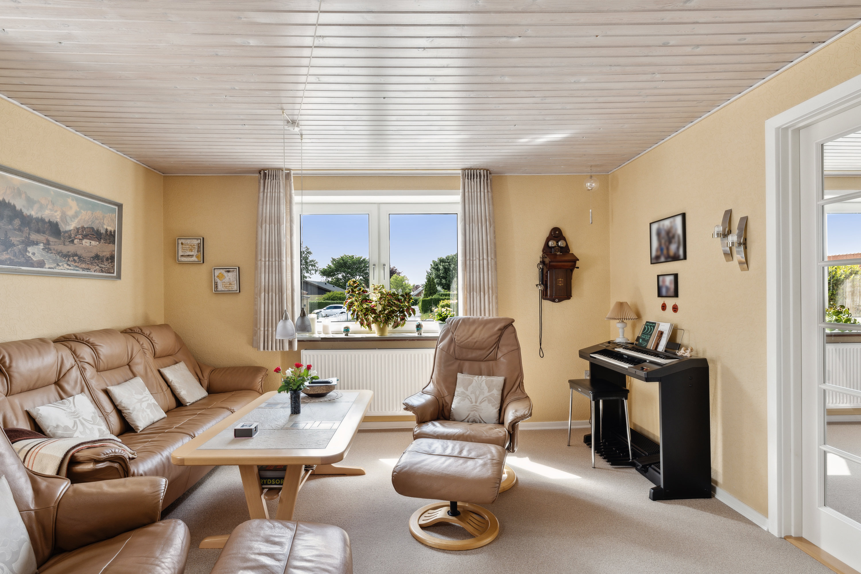 Fremhævet stue billede i fuldskærmstilstand. Billede af Tjele Møllevej 9, Vammen, 8830 Tjele