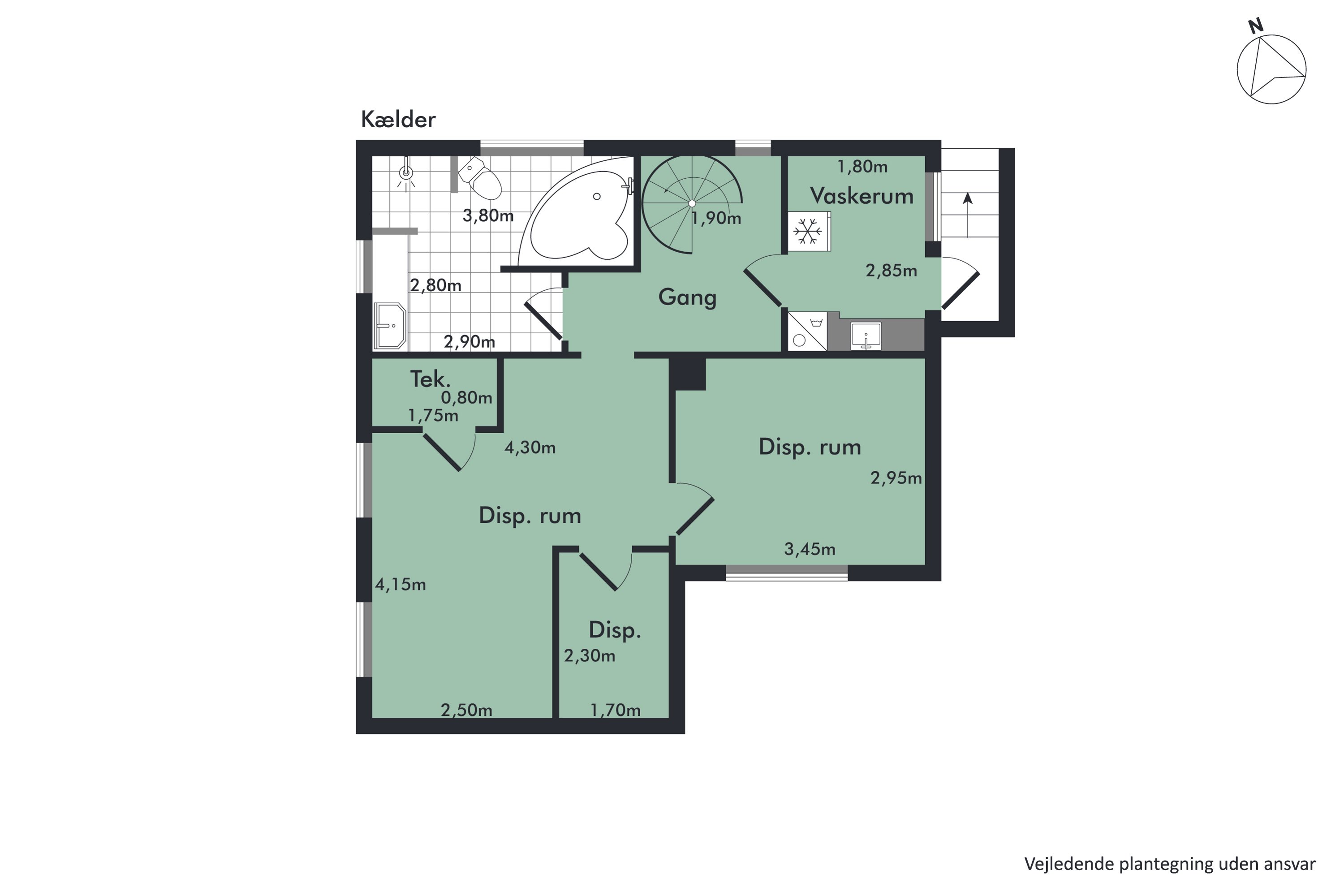 Plantegninger billede af Gudumvej 90, Vaarst , 9260 Gistrup