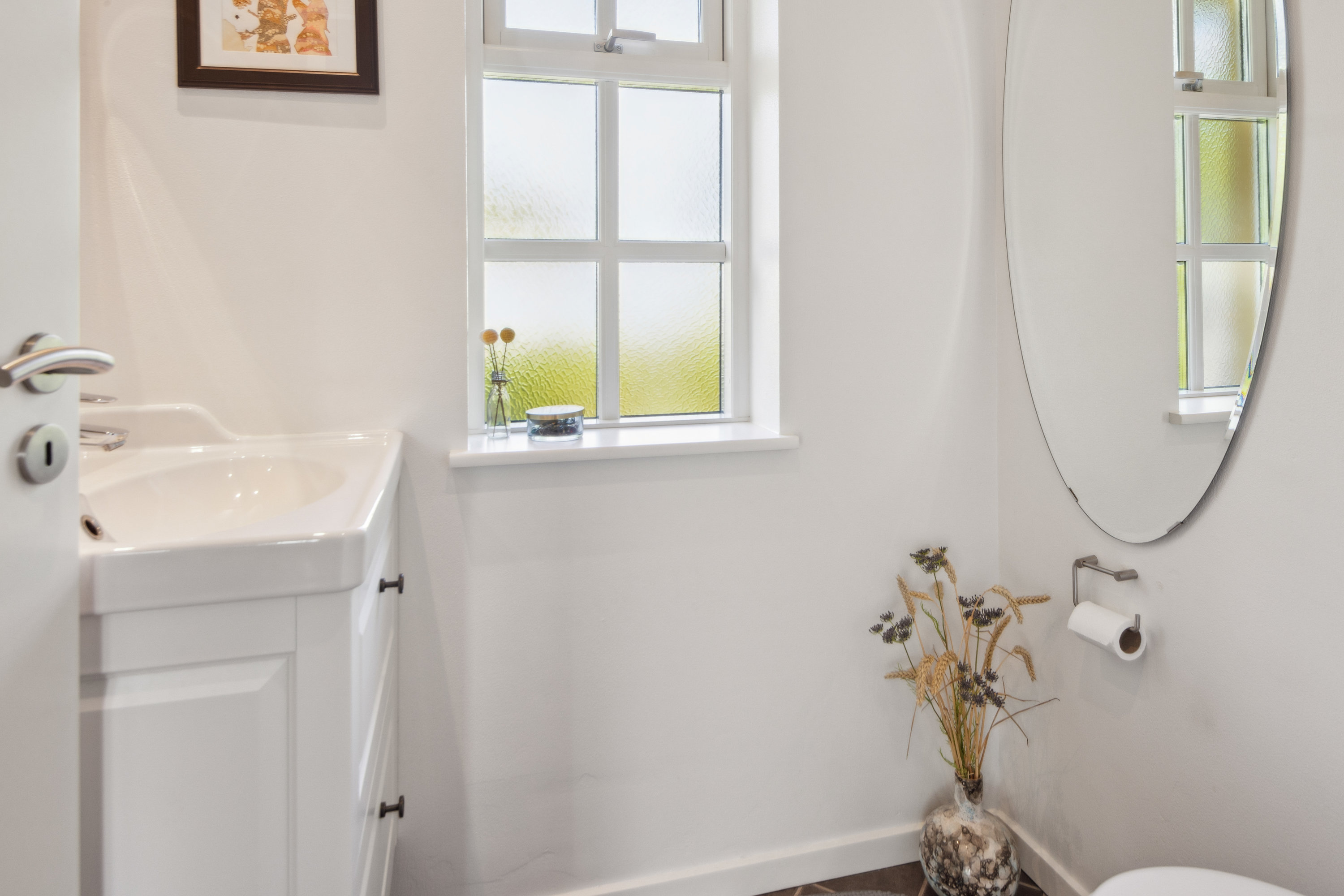 Fremhævet badeværelse billede i fuldskærmstilstand. Billede af Gudumvej 90, Vaarst , 9260 Gistrup