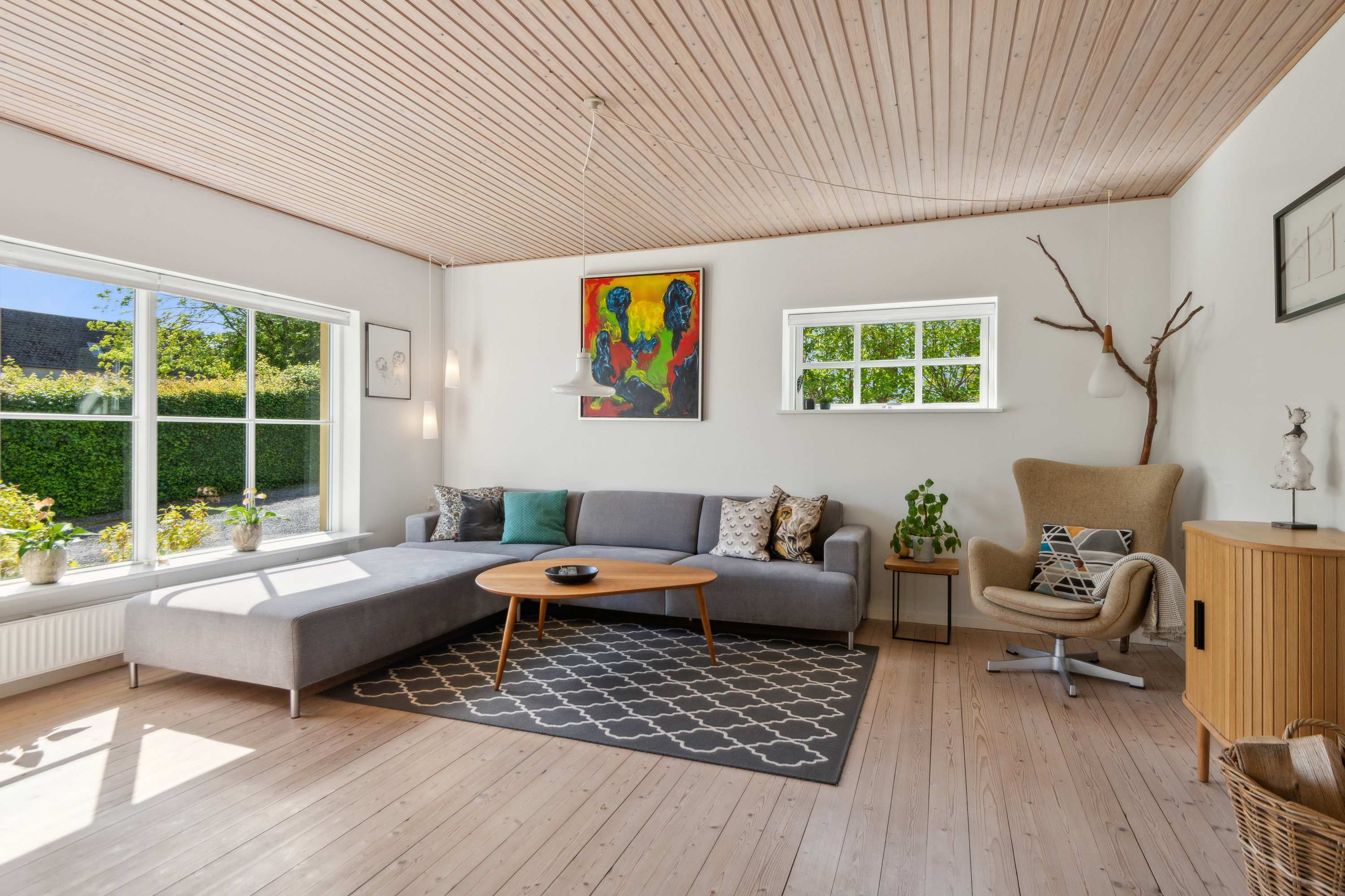 Fremhævet stue billede i fuldskærmstilstand. Billede af Gudumvej 90, Vaarst , 9260 Gistrup