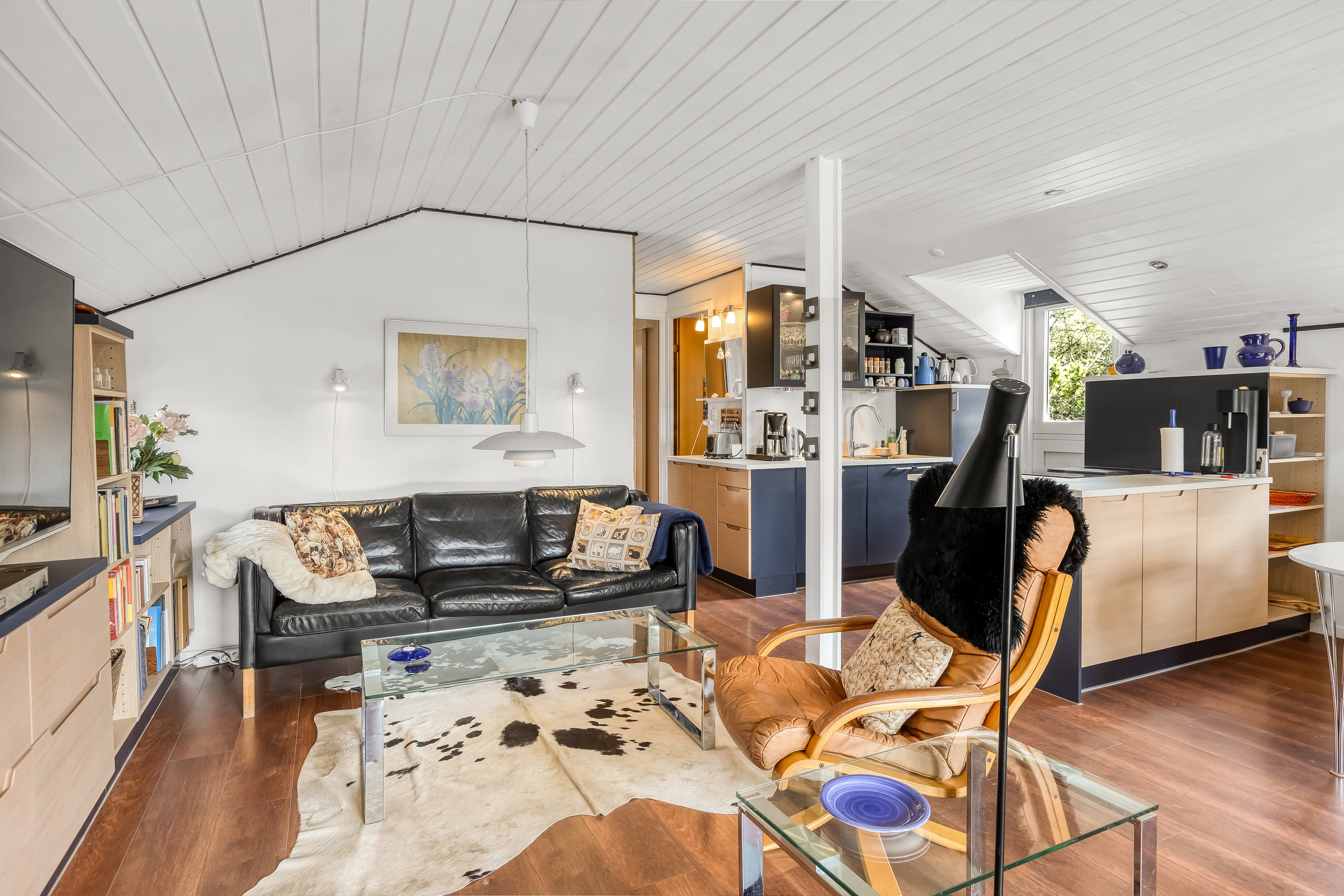 Fremhævet stue billede i fuldskærmstilstand. Billede af Hedemarken 37, 6720 Fanø