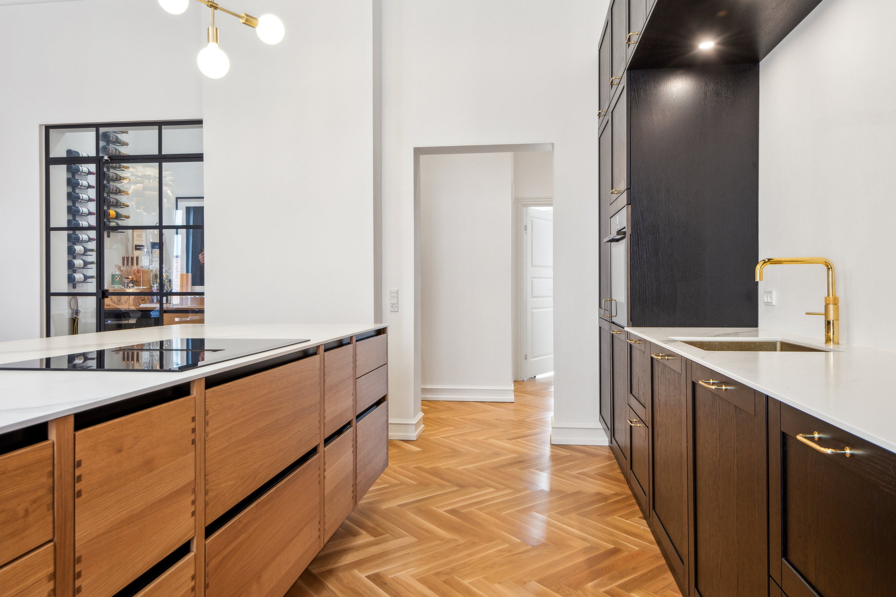 Fremhævet køkken billede i fuldskærmstilstand. Billede af Østerbro 14, 1. tv., 9000 Aalborg