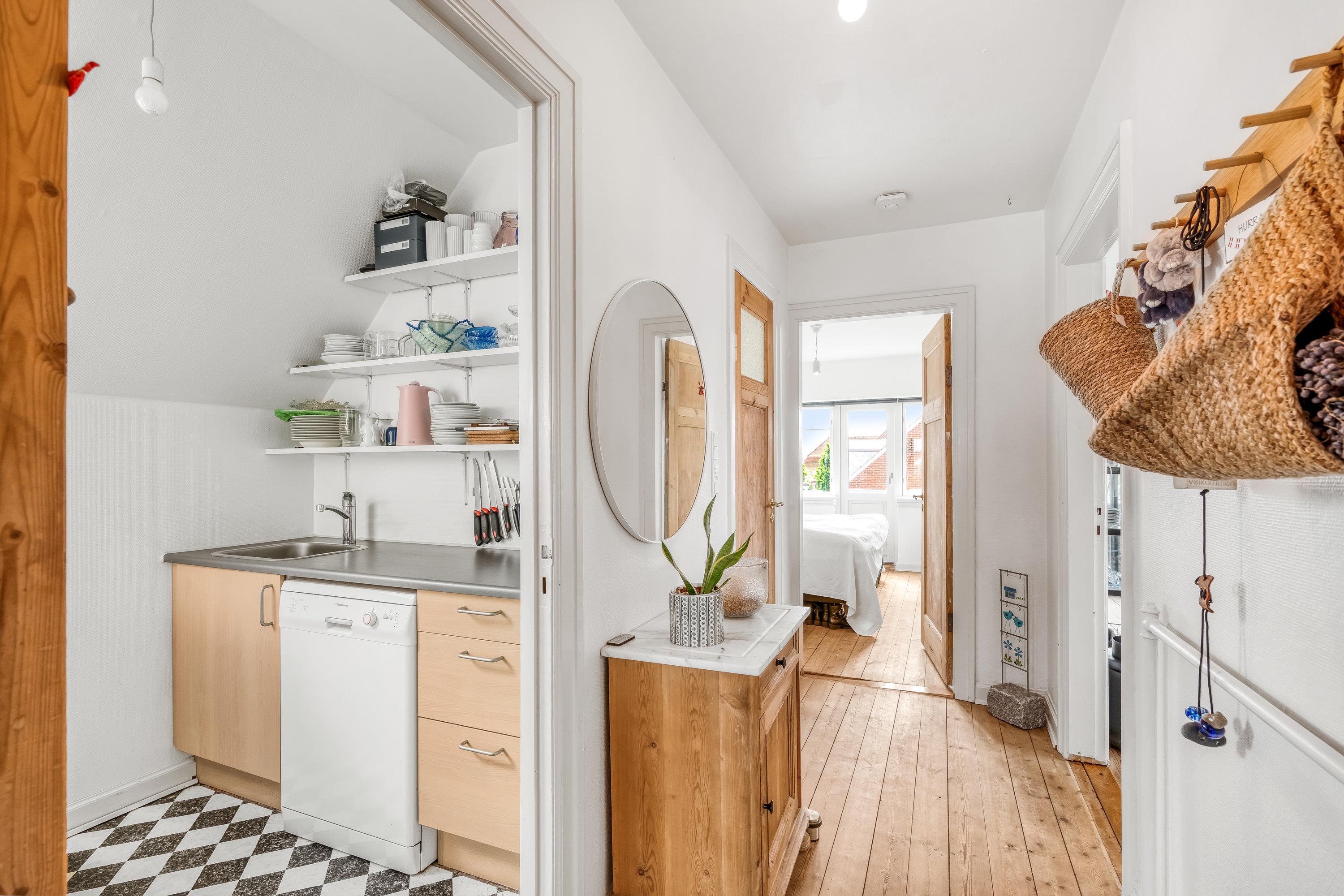 Fremhævet gang billede i fuldskærmstilstand. Billede af Reberbanen 14, 6950 Ringkøbing