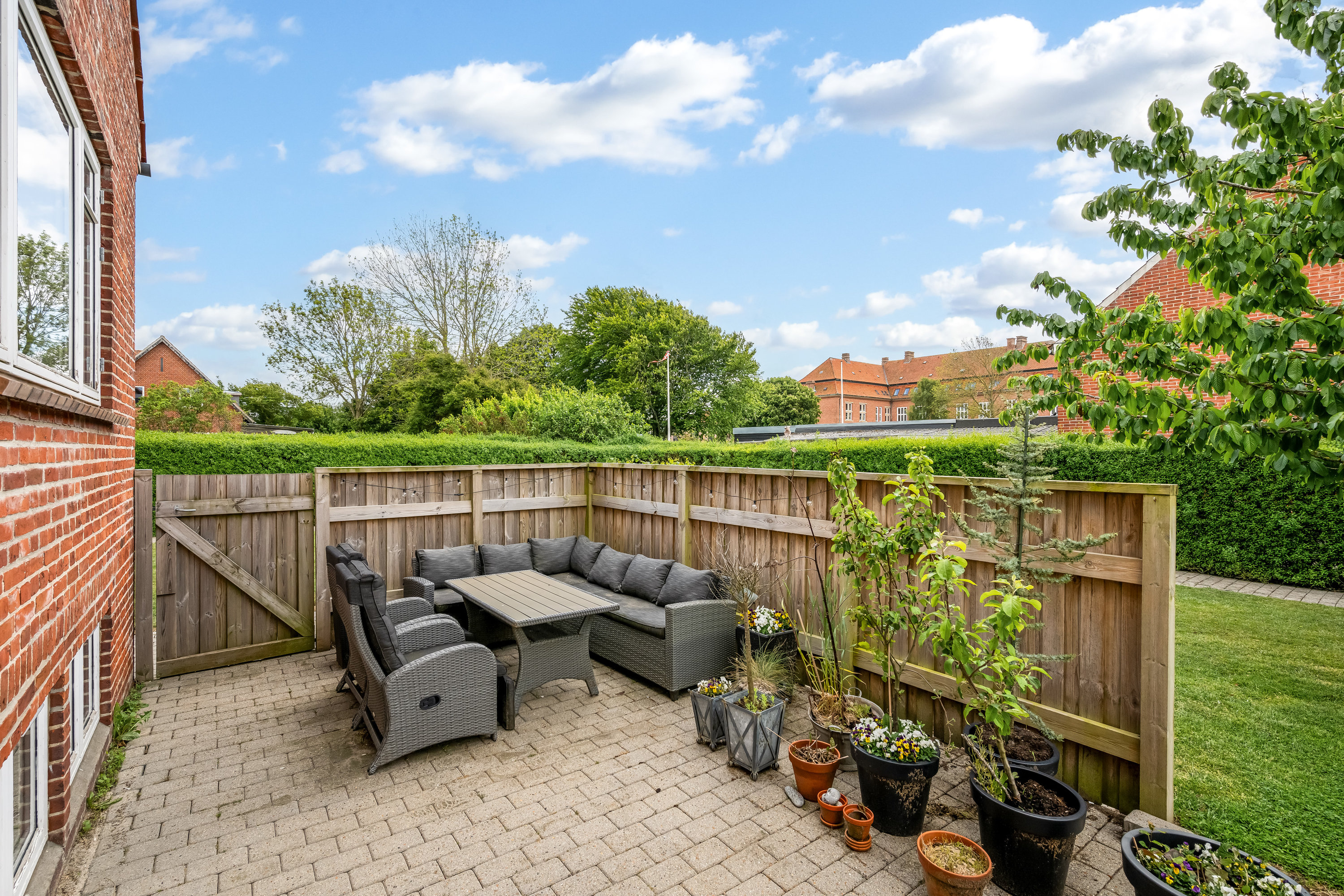 Fremhævet altan billede i fuldskærmstilstand. Billede af Reberbanen 14, 6950 Ringkøbing