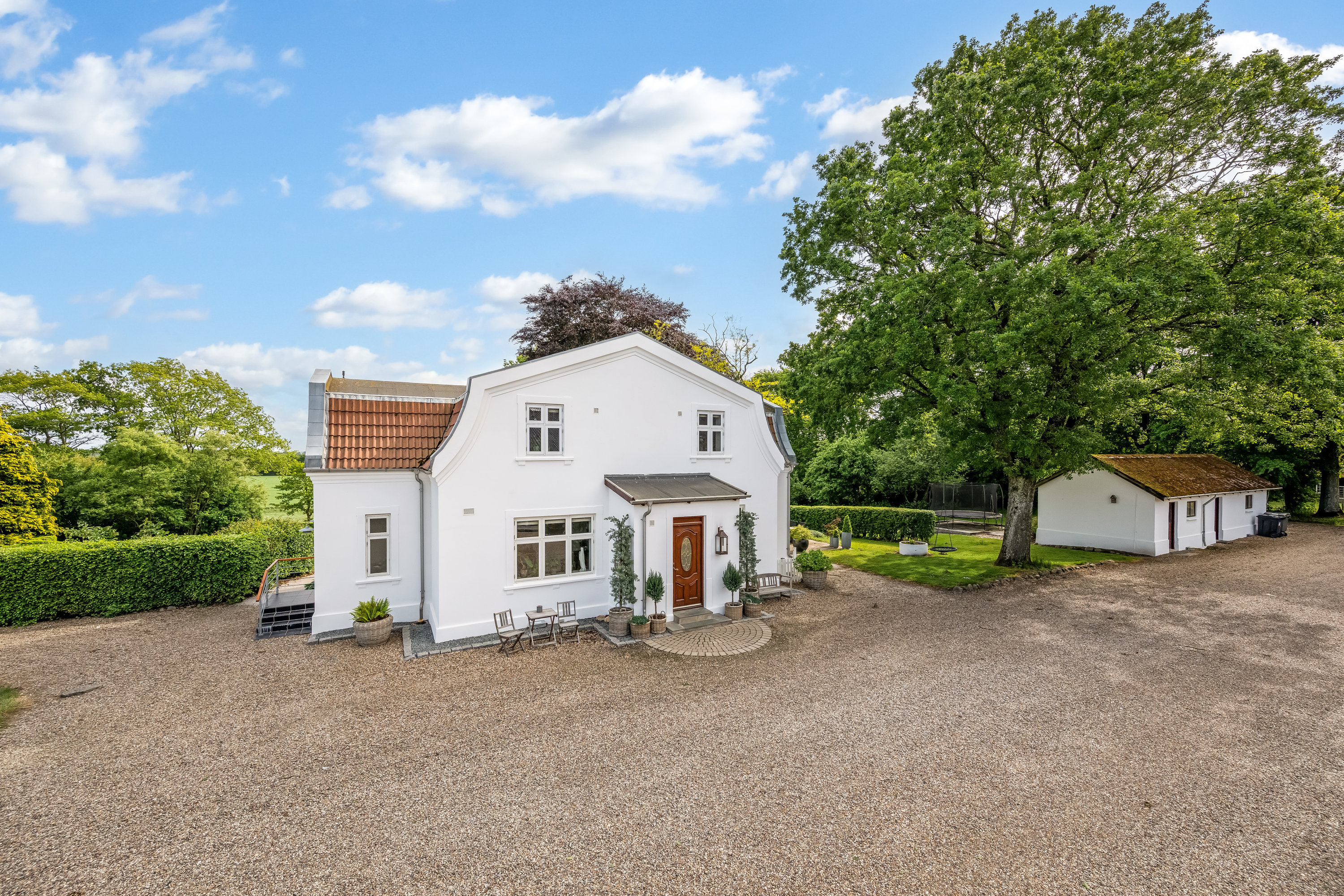 Fremhævet facade billede i fuldskærmstilstand. Billede af Vestergade 46, Borris, 6900 Skjern