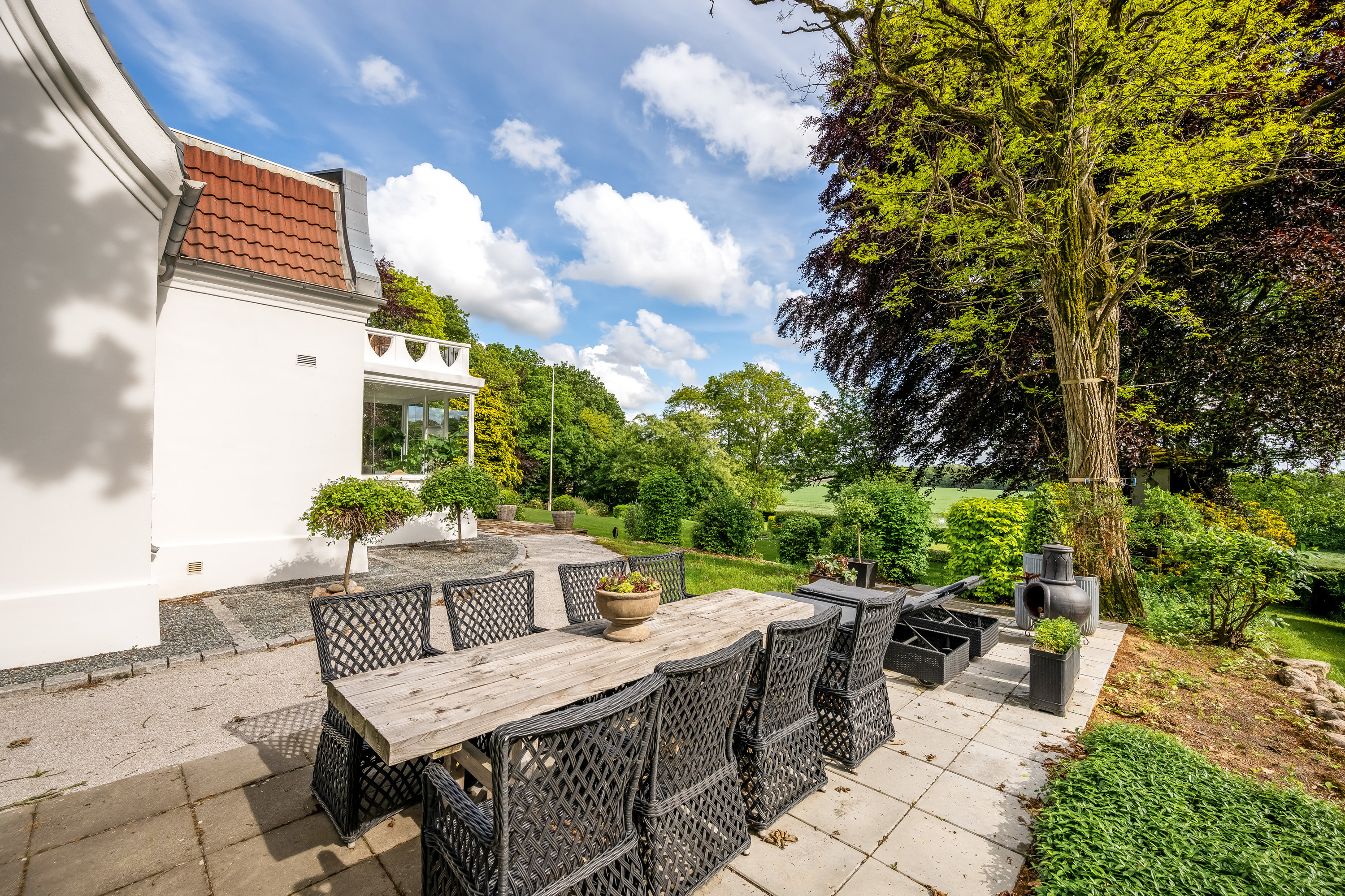 Fremhævet terrasse  billede i fuldskærmstilstand. Billede af Vestergade 46, Borris, 6900 Skjern