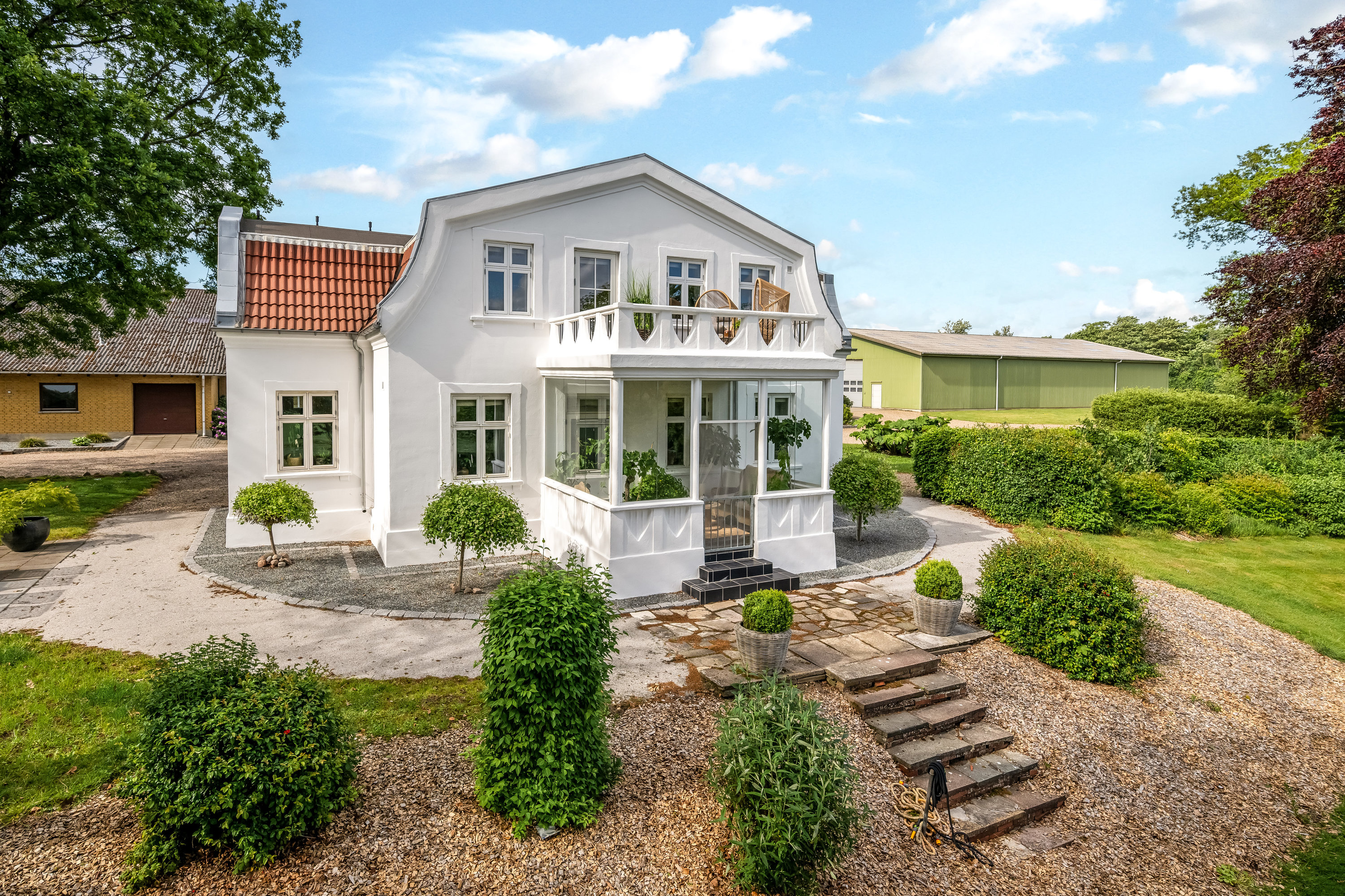 Fremhævet facade billede i fuldskærmstilstand. Billede af Vestergade 46, Borris, 6900 Skjern