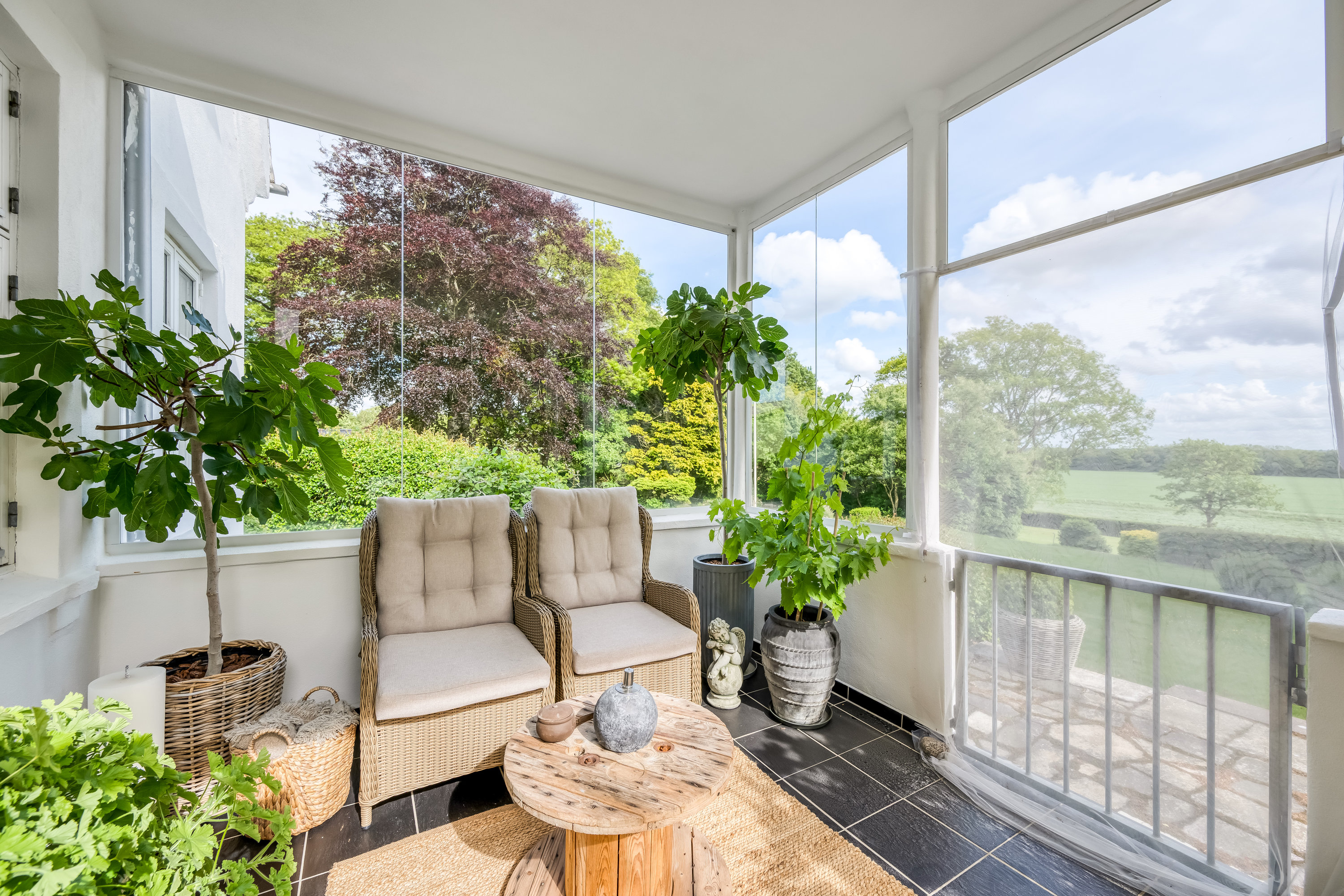 Fremhævet terrasse billede i fuldskærmstilstand. Billede af Vestergade 46, Borris, 6900 Skjern