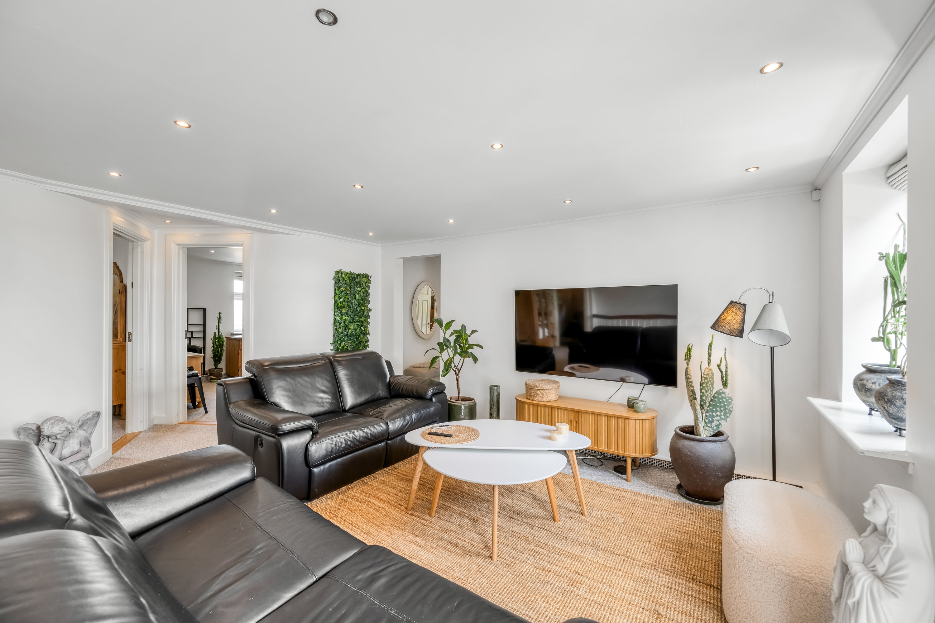 Fremhævet stue billede i fuldskærmstilstand. Billede af Vestergade 46, Borris, 6900 Skjern