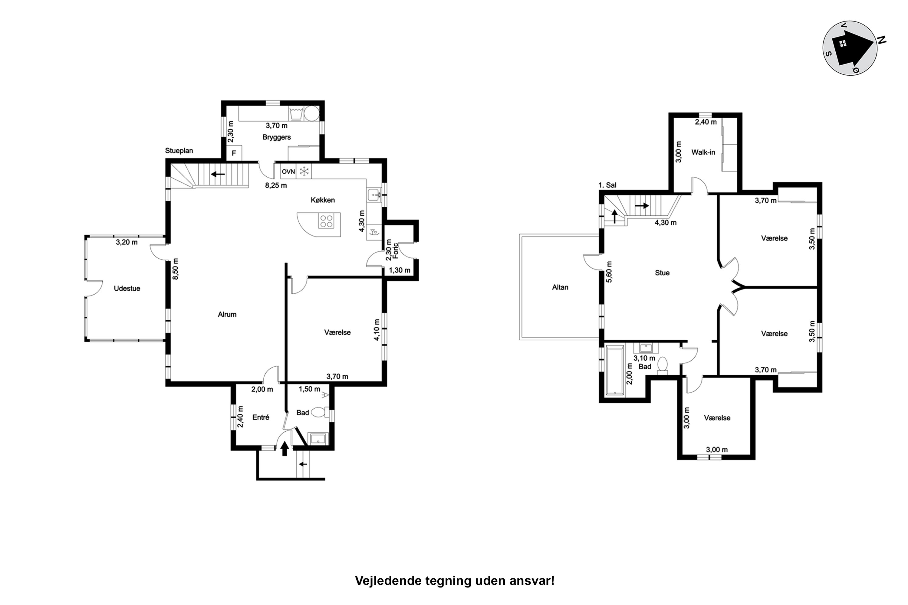 Plantegninger billede af Vestergade 46, Borris, 6900 Skjern