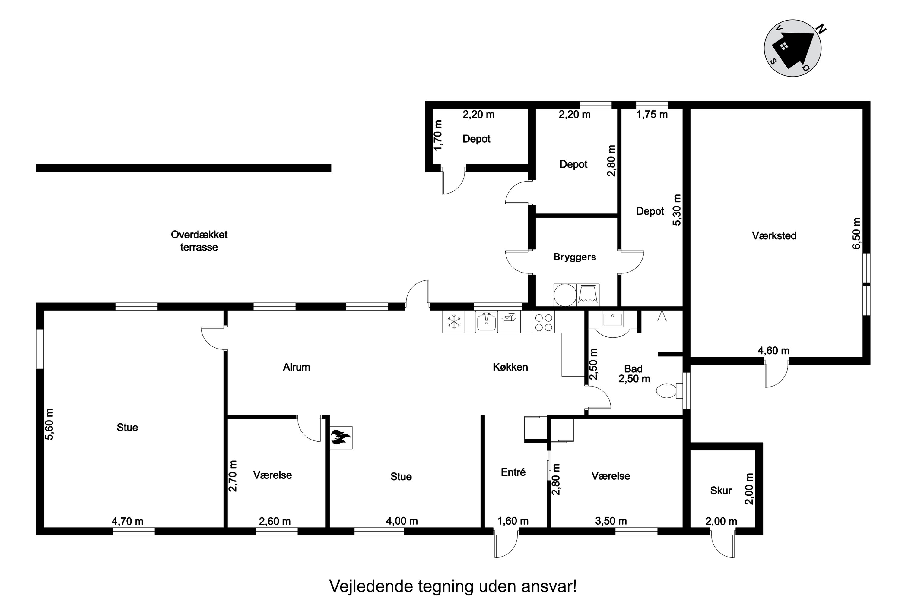 Plantegninger billede af Gyvelvej 59, Stauning, 6900 Skjern