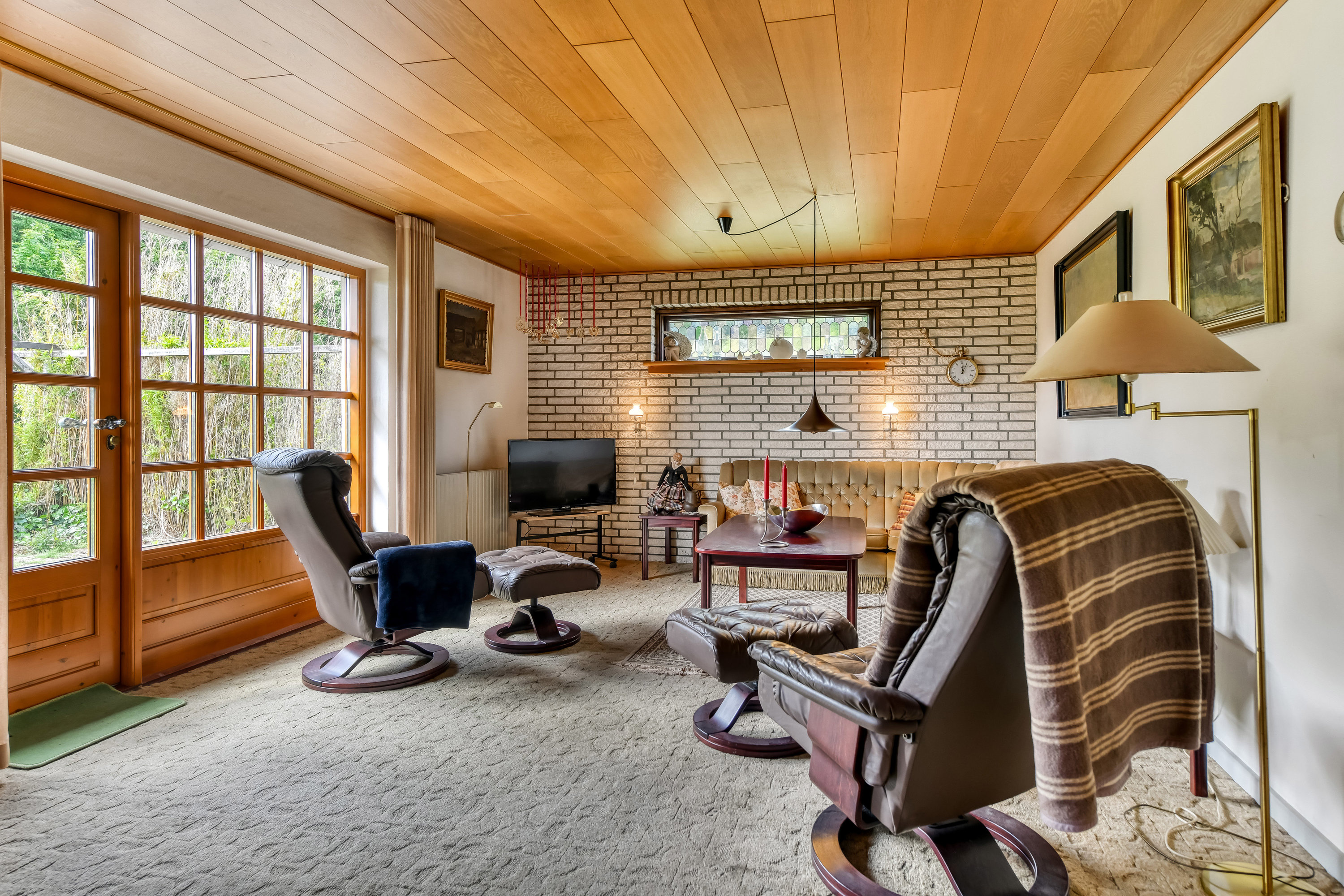 Fremhævet stue billede i fuldskærmstilstand. Billede af Gødsbølvej 69, Åst, 7184 Vandel