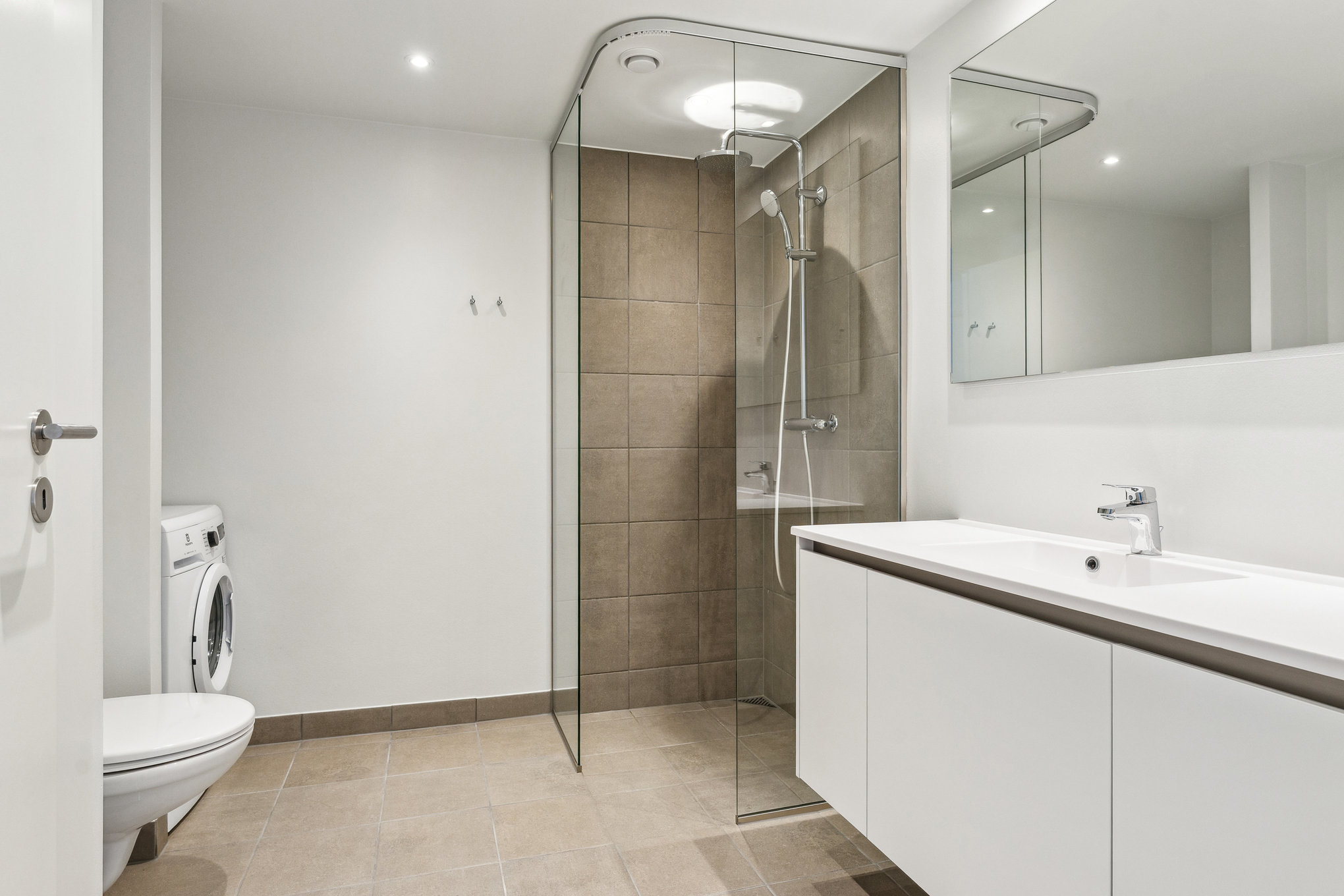 Fremhævet badeværelse billede i fuldskærmstilstand. Billede af Scandiasporet 3D, 8930 Randers NØ