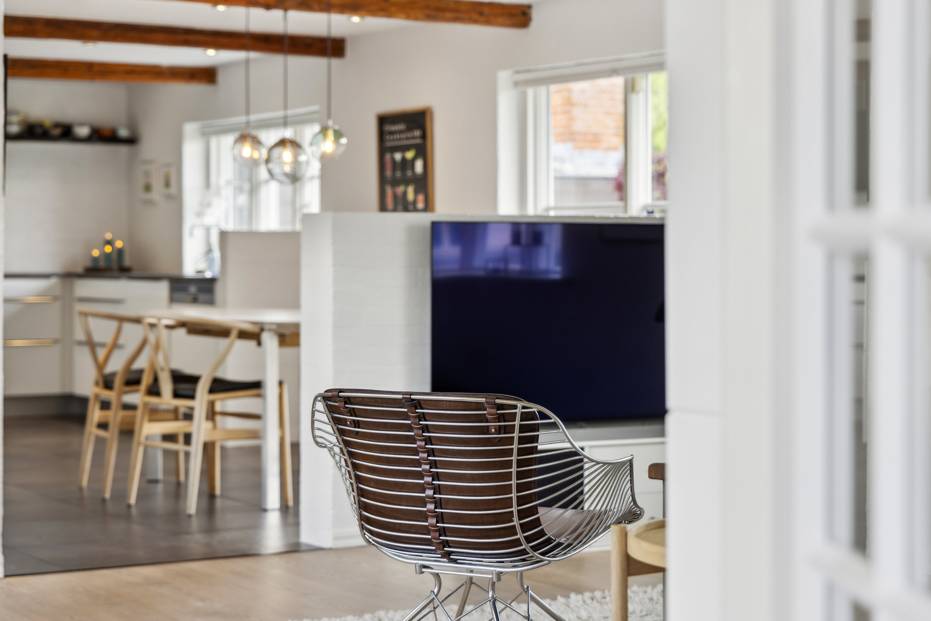 Fremhævet stue billede i fuldskærmstilstand. Billede af Kirkevej 22, 9440 Aabybro