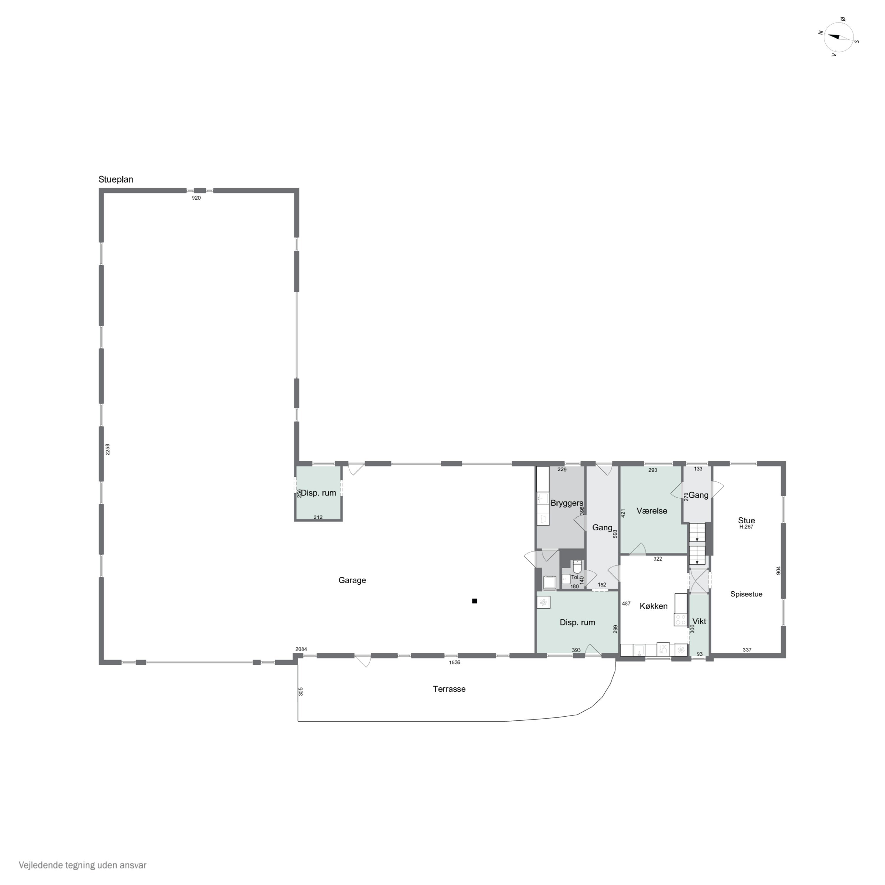 Plantegninger billede af Ringevej 50, Nr Nærå, 5450 Otterup