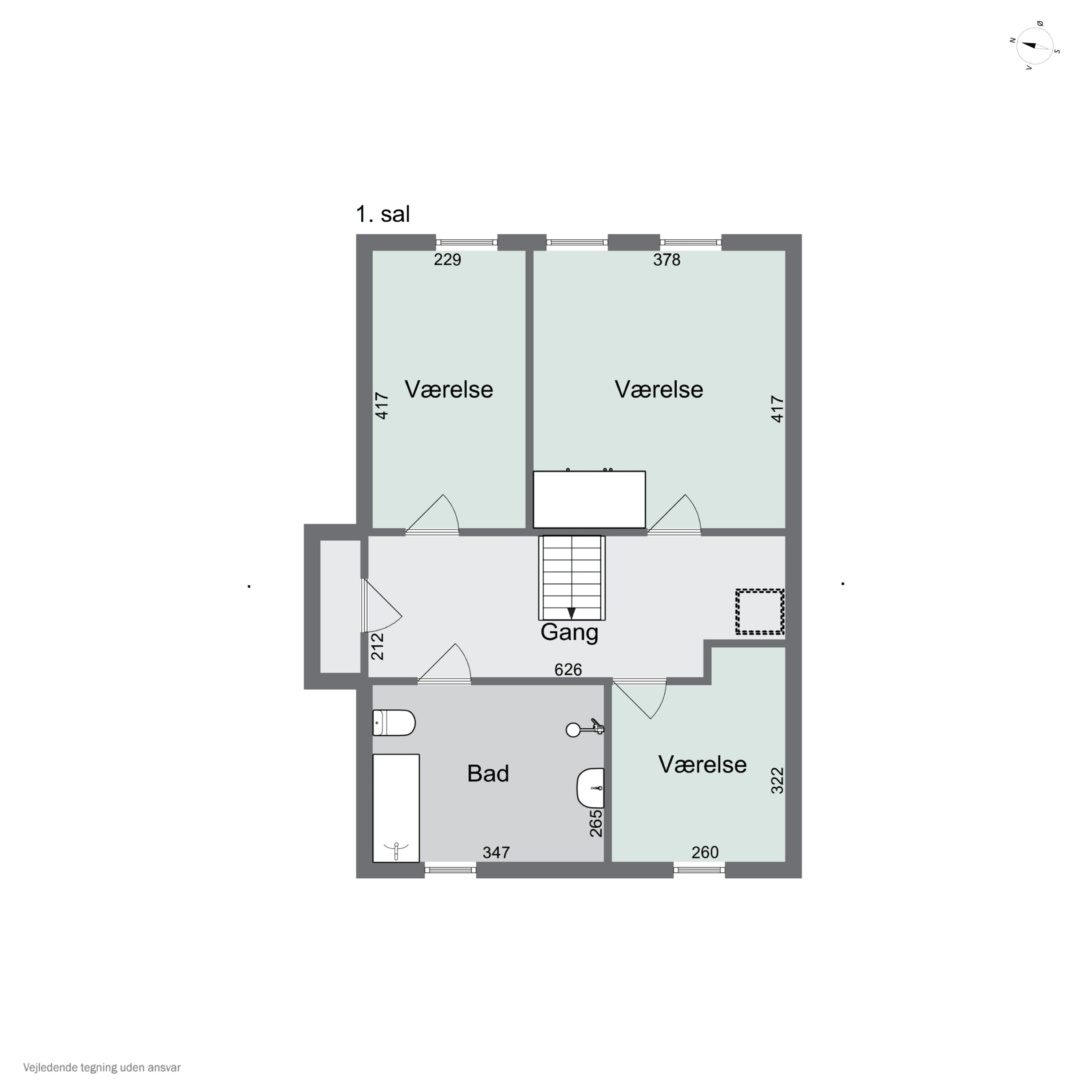 Plantegninger billede af Ringevej 50, Nr Nærå, 5450 Otterup