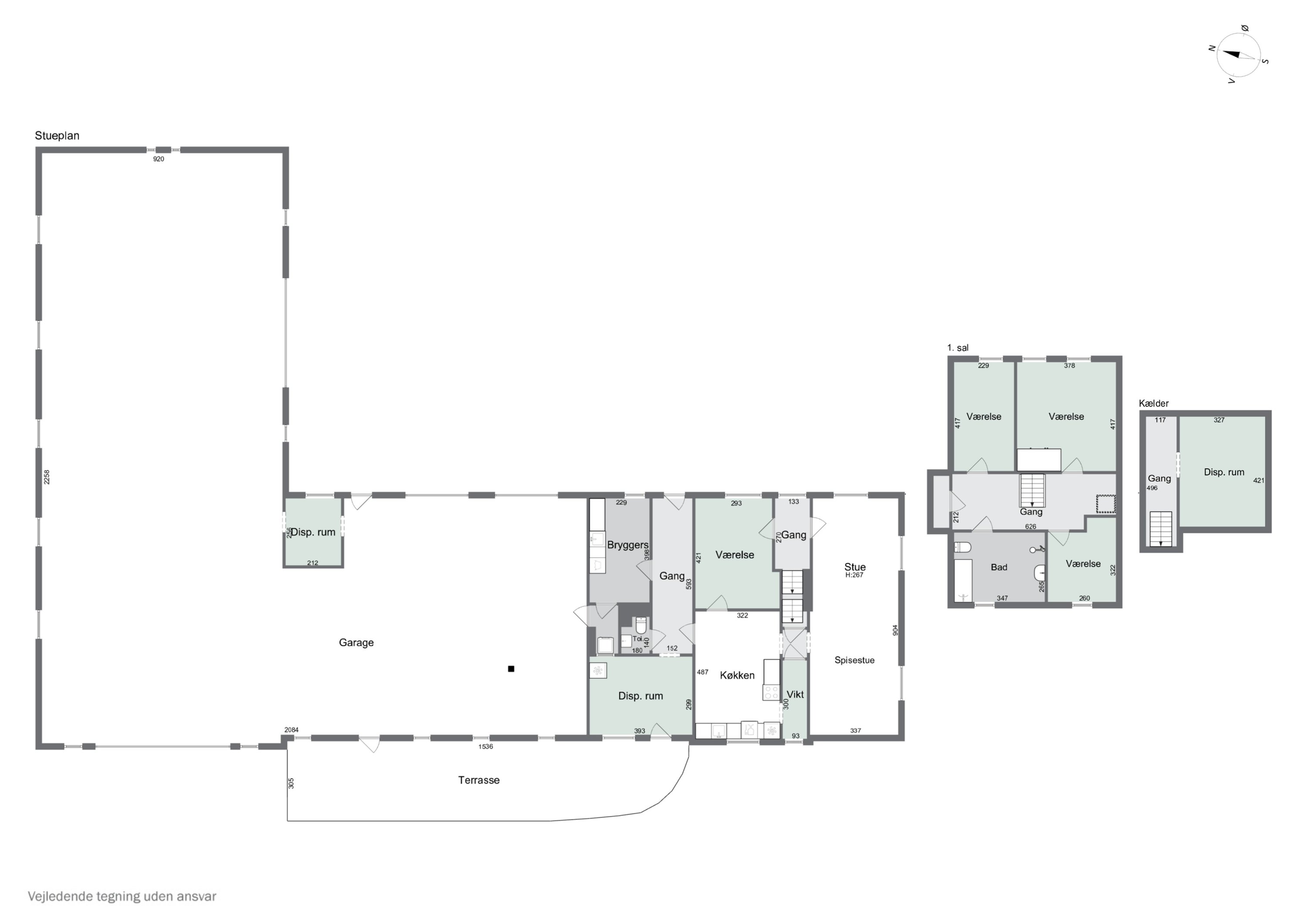 Plantegninger billede af Ringevej 50, Nr Nærå, 5450 Otterup