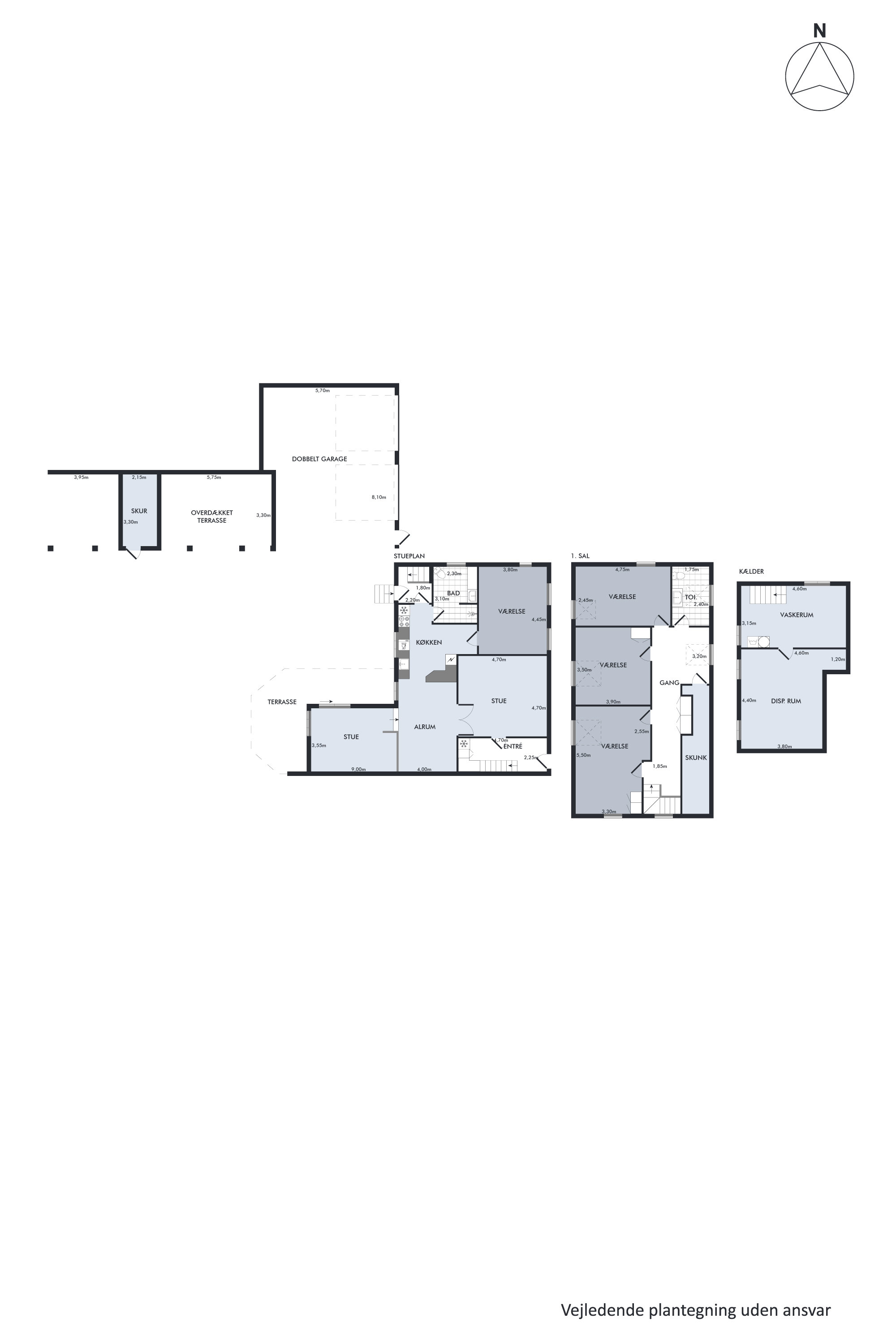 Plantegninger billede af Søndergade 38, 8840 Rødkærsbro