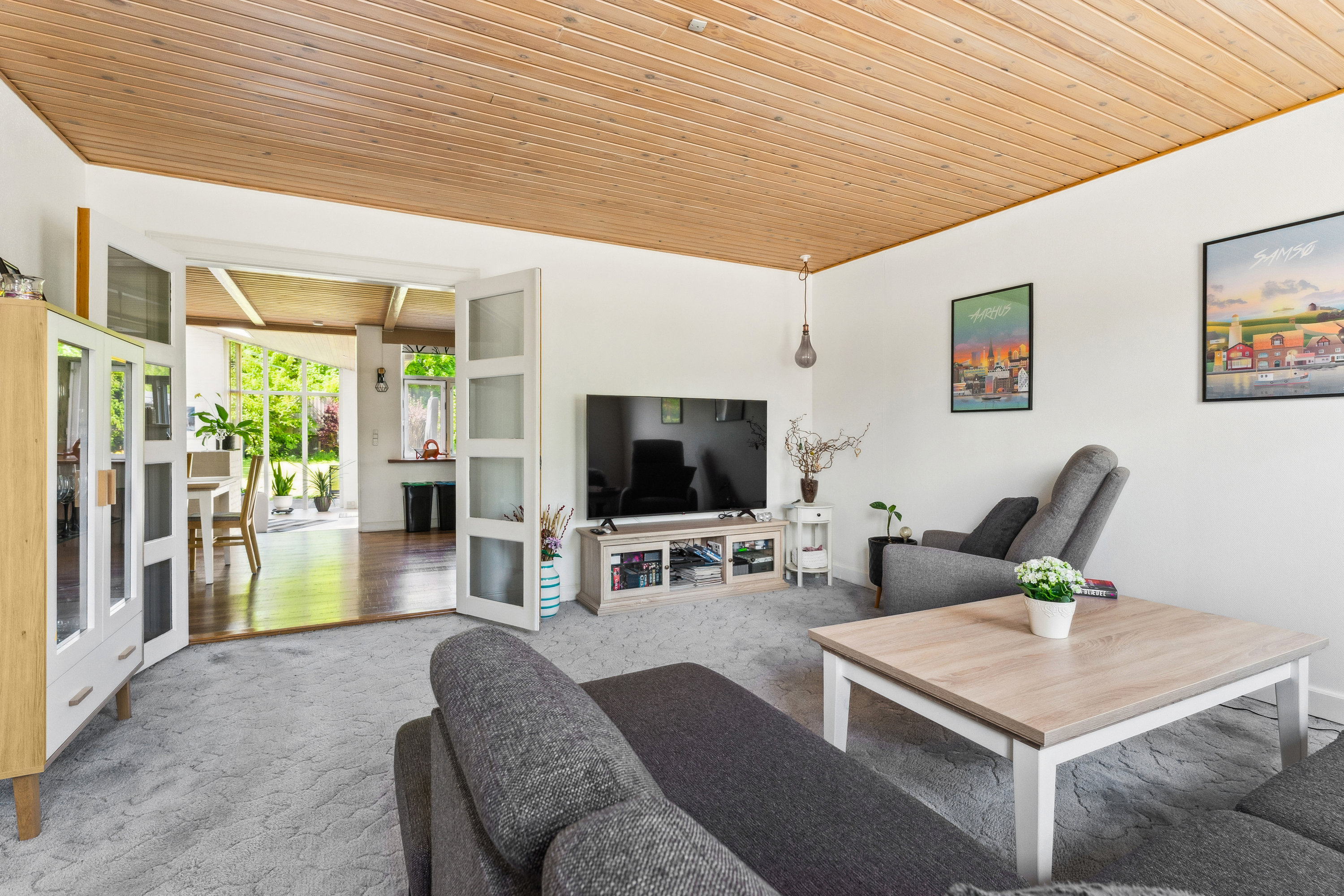 Fremhævet stue billede i fuldskærmstilstand. Billede af Søndergade 38, 8840 Rødkærsbro