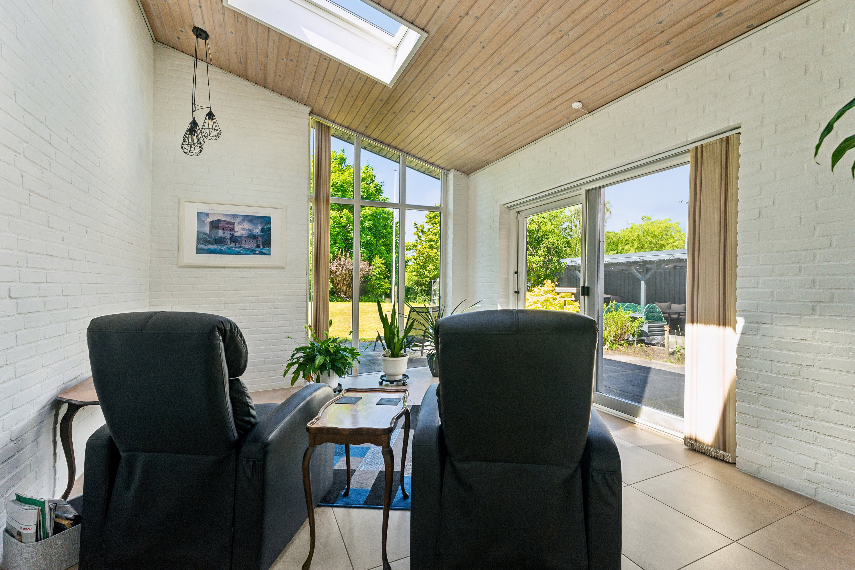 Fremhævet udestue billede i fuldskærmstilstand. Billede af Søndergade 38, 8840 Rødkærsbro