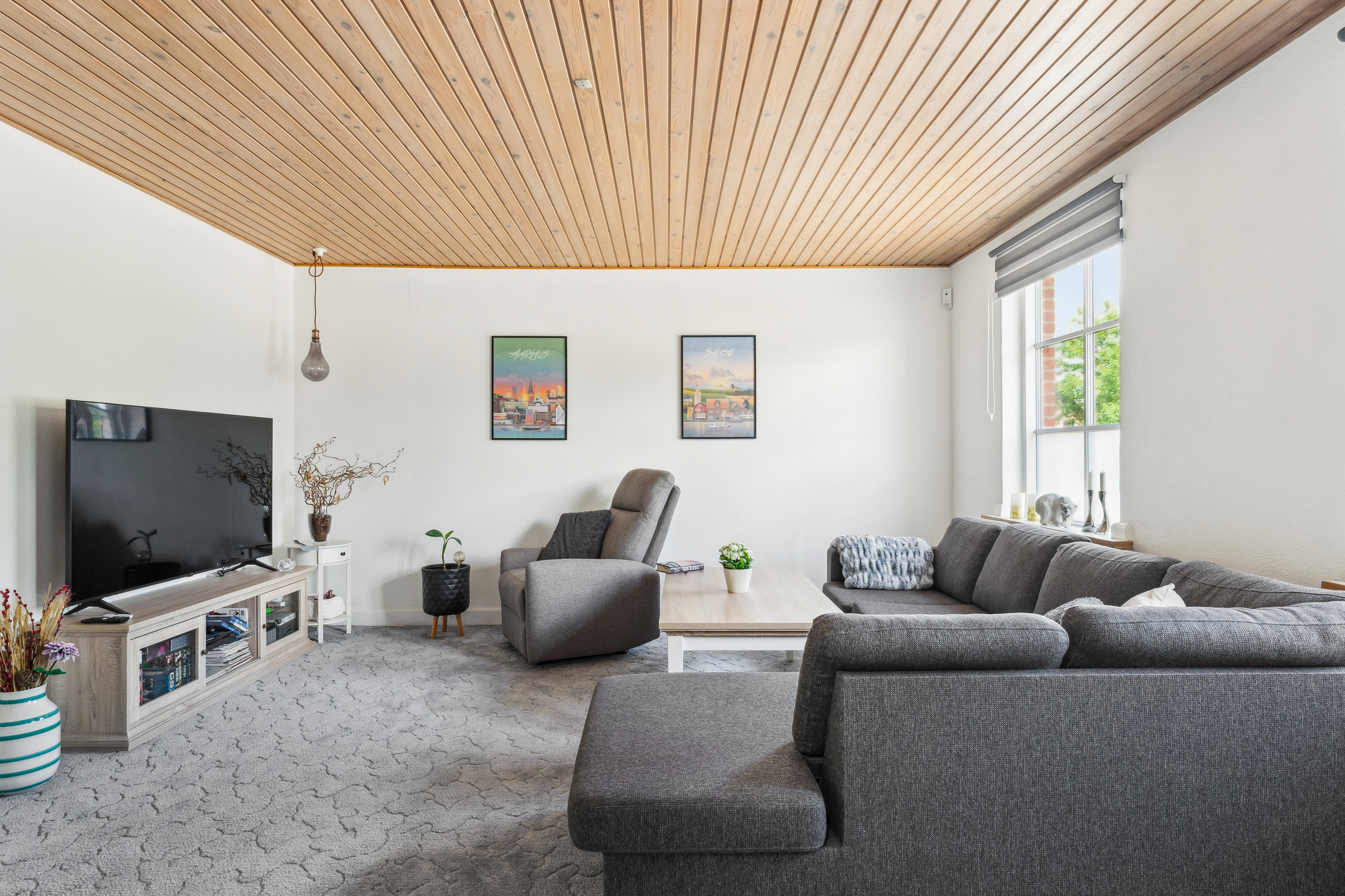 Fremhævet stue billede i fuldskærmstilstand. Billede af Søndergade 38, 8840 Rødkærsbro