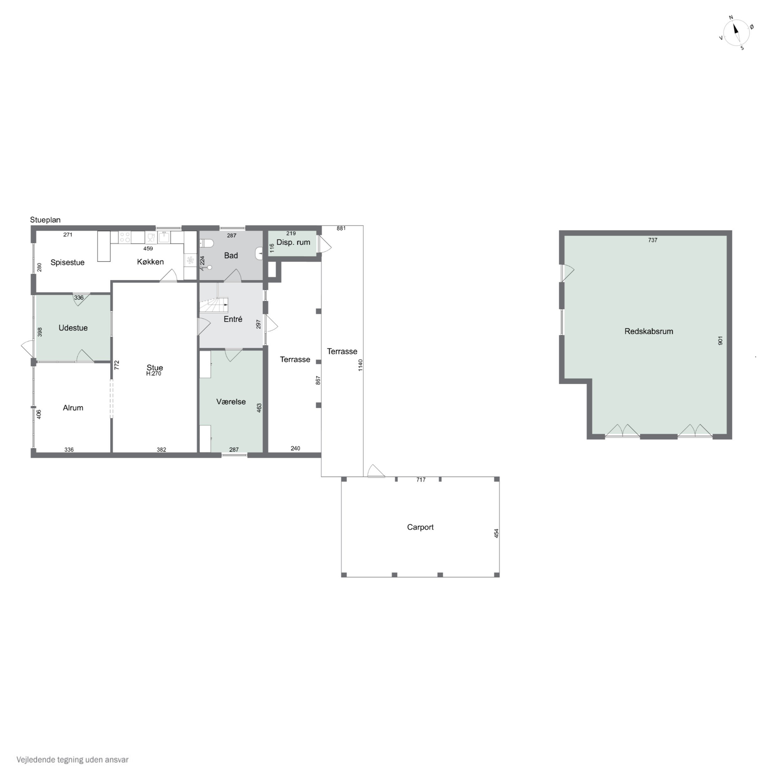 Plantegninger billede af Tønningsletvej 7, 8680 Ry