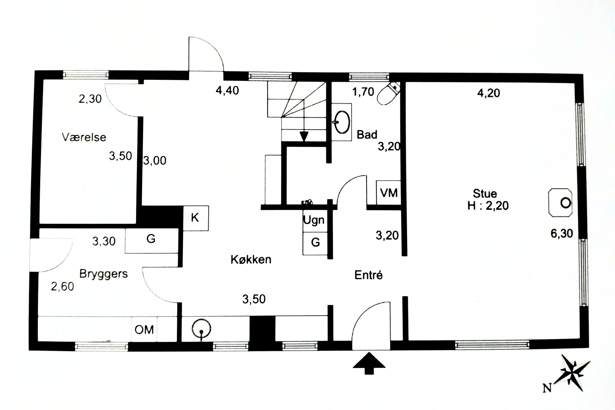 Plantegninger billede af Ottestrupvej 8, 4200 Slagelse