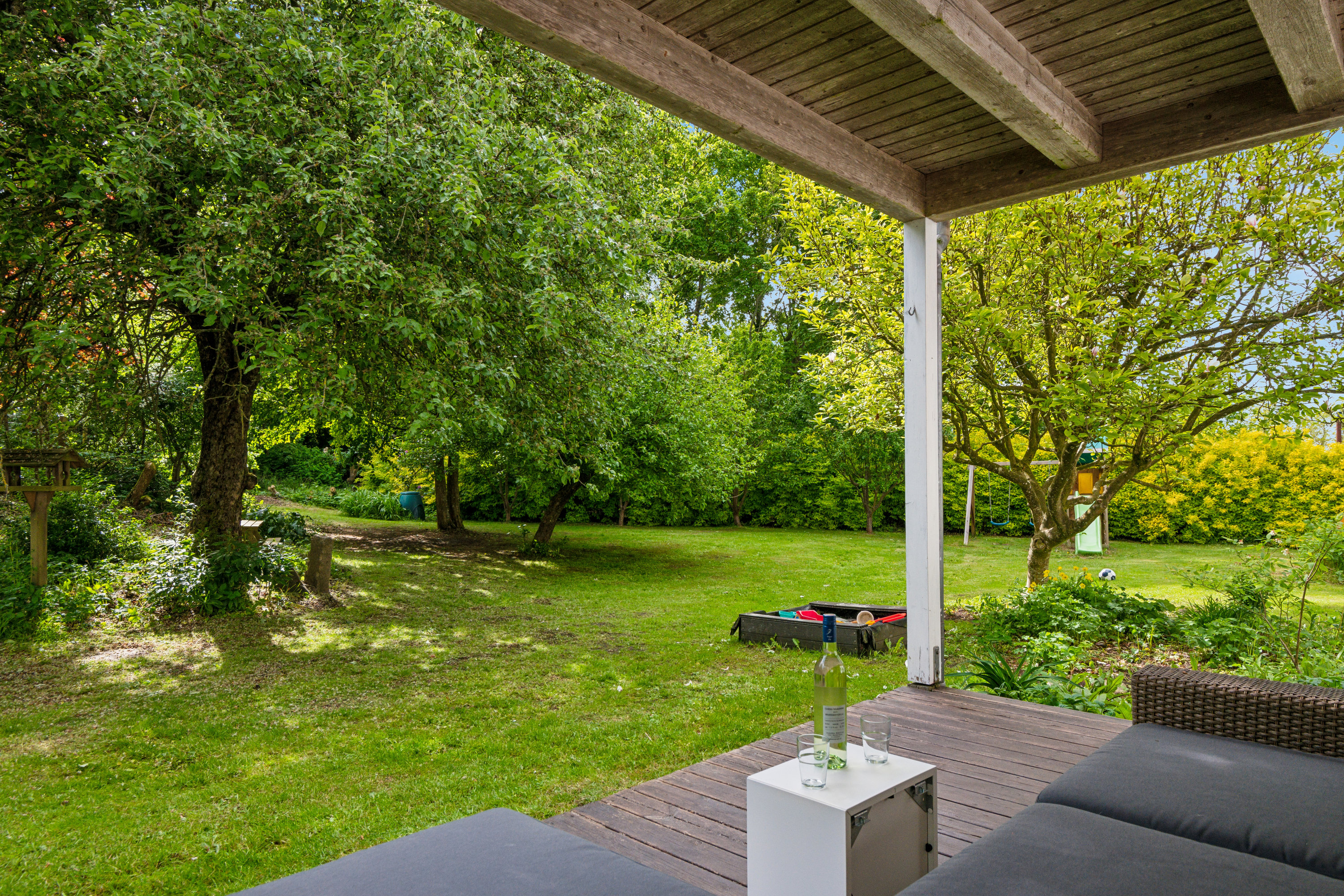 Fremhævet terrasse billede i fuldskærmstilstand. Billede af Horsens Byvej 7, 9520 Skørping