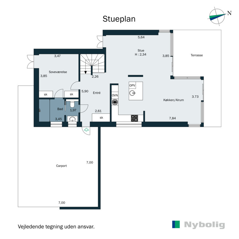 Plantegninger billede af Overskov 30, 8300 Odder