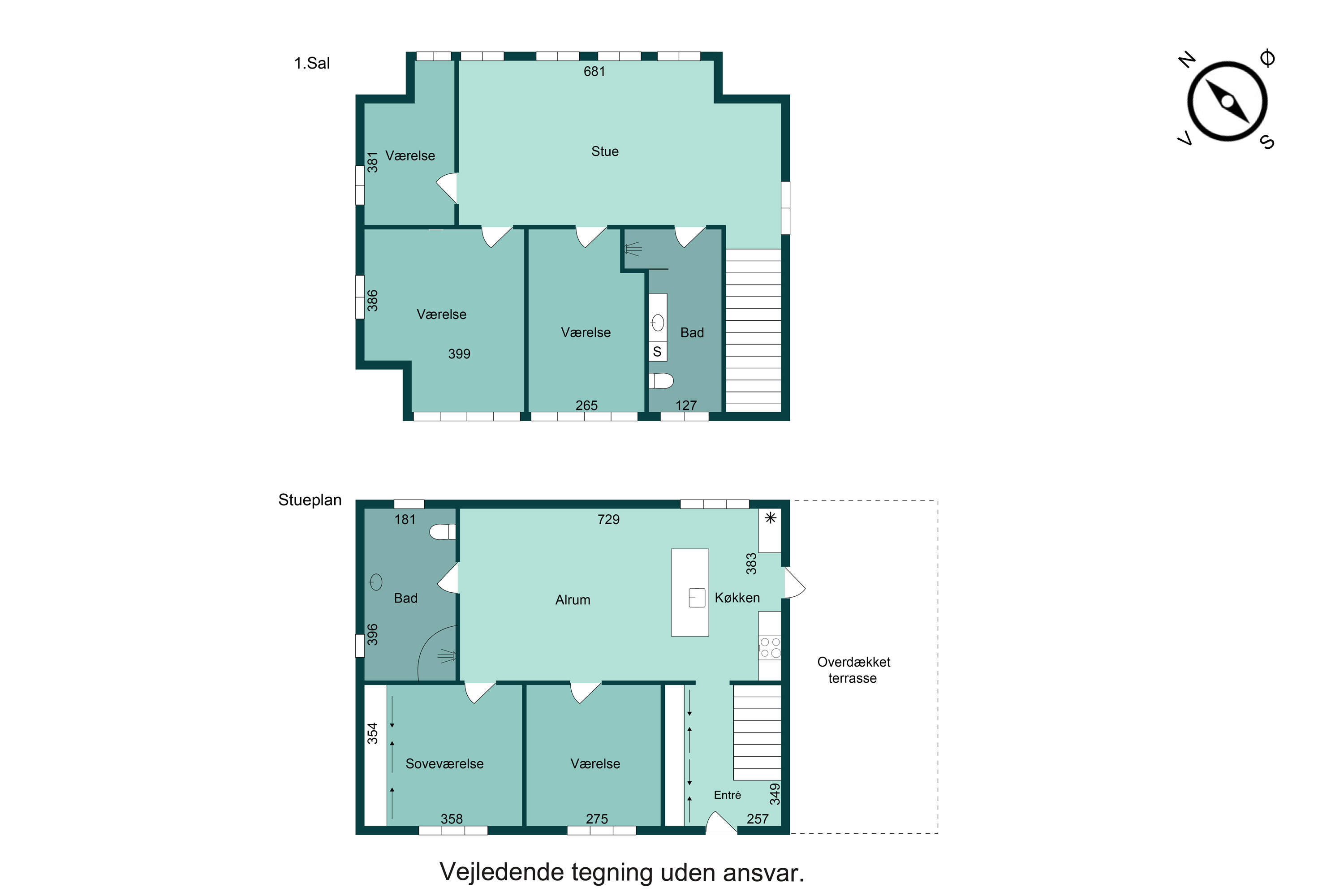 Plantegninger billede af Vingumvej 14, Vingum, 8740 Brædstrup